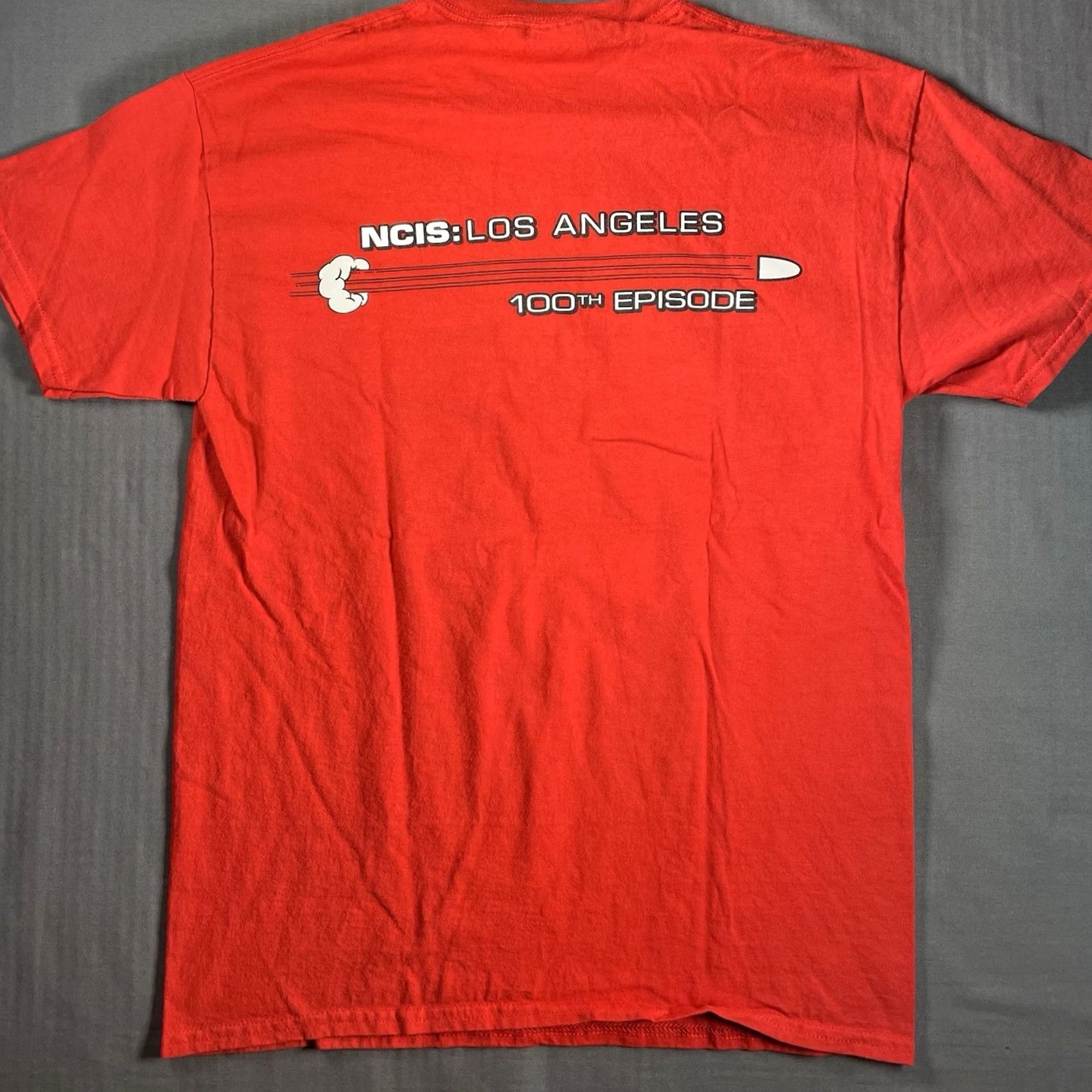 Vintage NCIS Shirt Mens M Red Short Sleeve Cotton Tee 100th Episode Grip Department Crew Employee TV Crew Tee Size US M / EU 48-50 / 2 - 5 Thumbnail