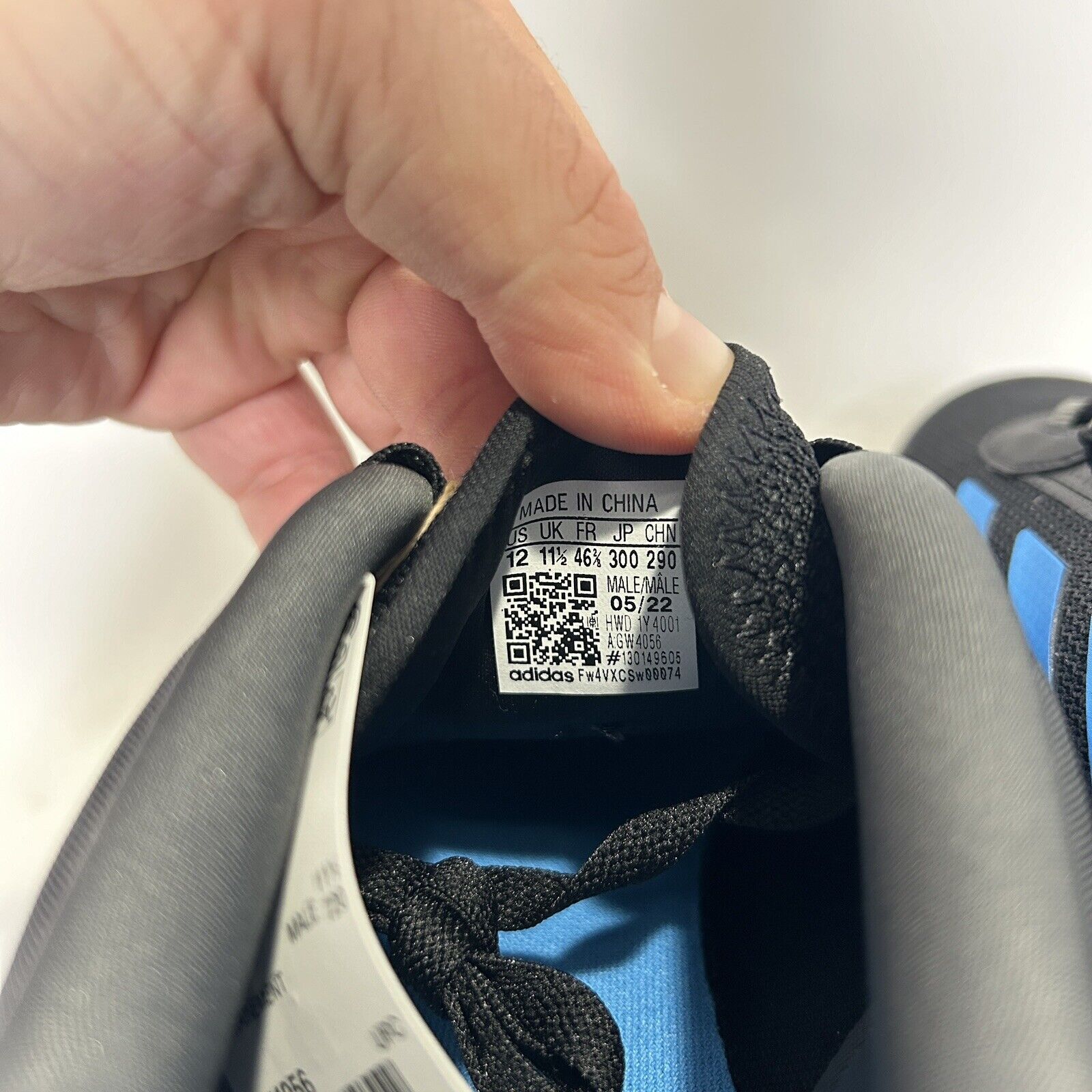Adidas Adidas Trainer V “Blue Black” 2024 Size US 12 / EU 45 - 6 Thumbnail