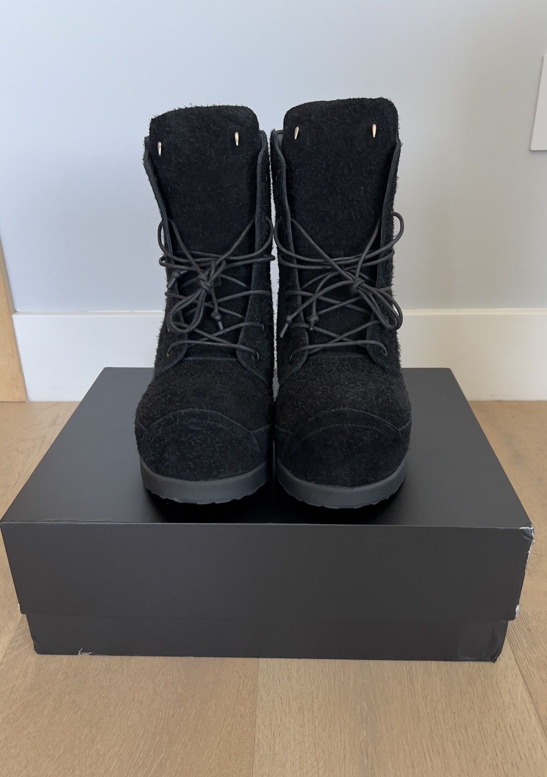 1199 Bazo 1199 x cannnone kiwi noir black boots Size US 13 / EU 46 - 1 Thumbnail