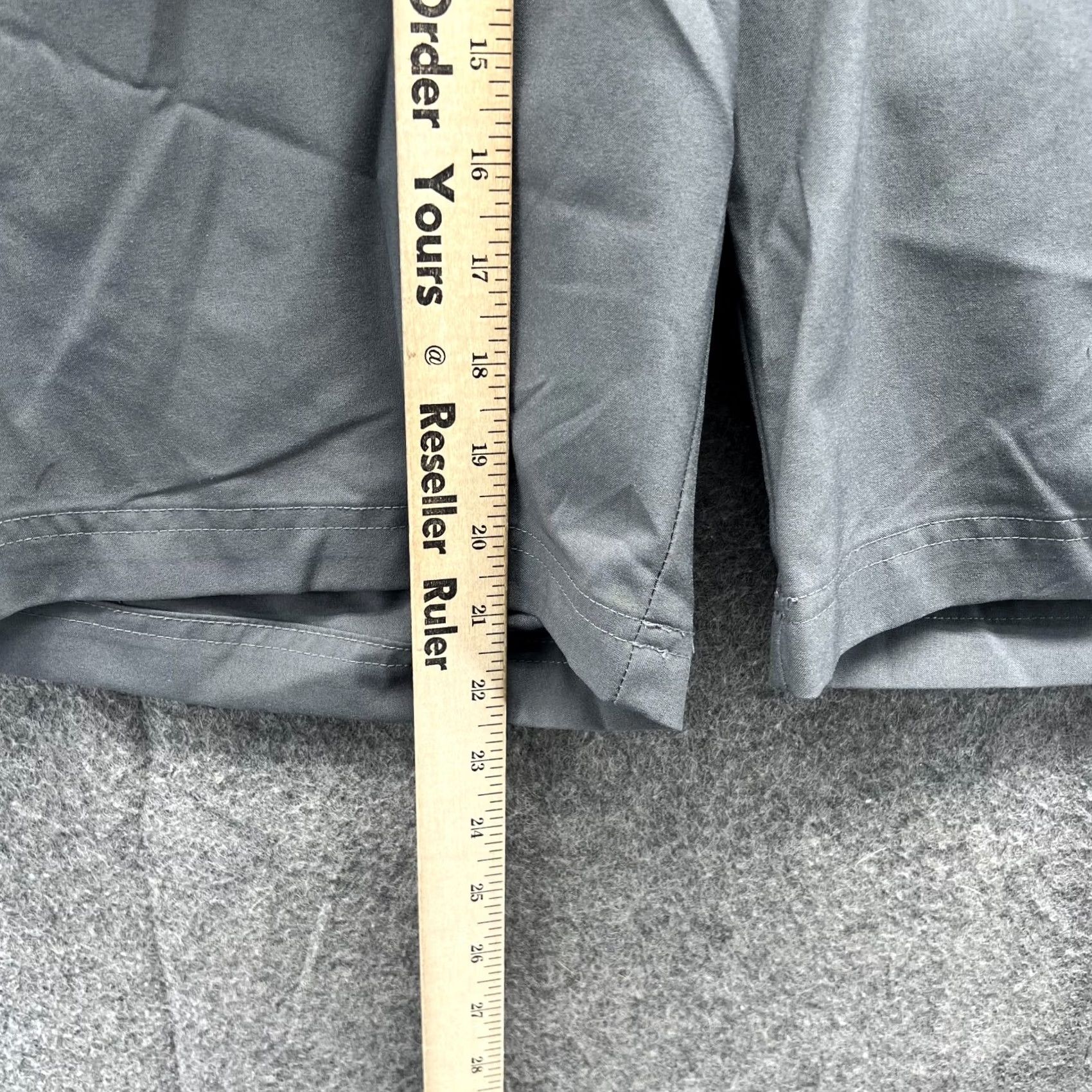 Vintage Jack Nicklaus Shorts Mens 38 Gray Chino Flat Front Cotton Golf Golfer Knit Pants Shirt Size US 38 / EU 54 - 7 Thumbnail