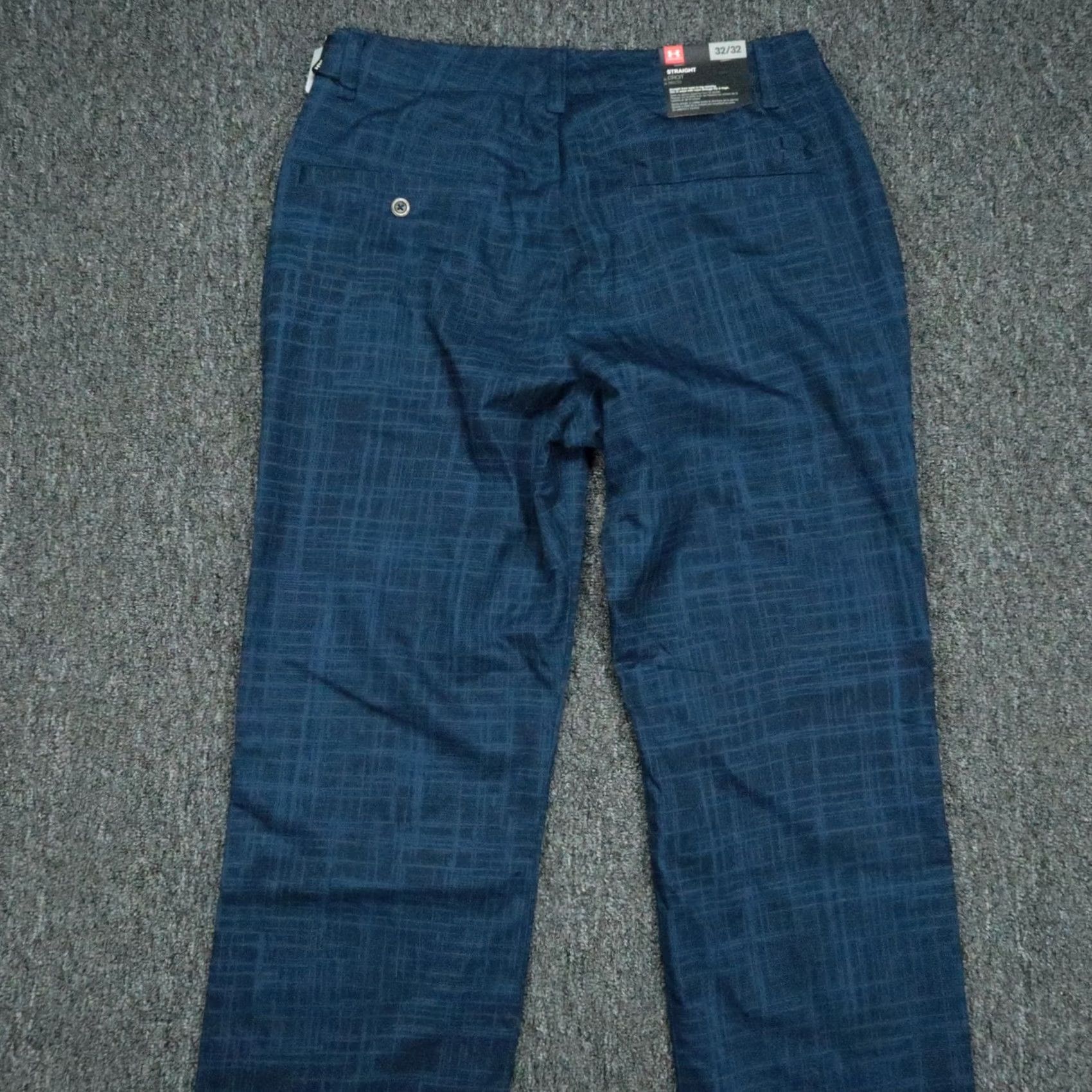 Under Armour Under Armour Pants Mens 32x32 Blue Golf Plaid Straight Leg UA Match Play Print Size US 32 / EU 48 - 6 Thumbnail