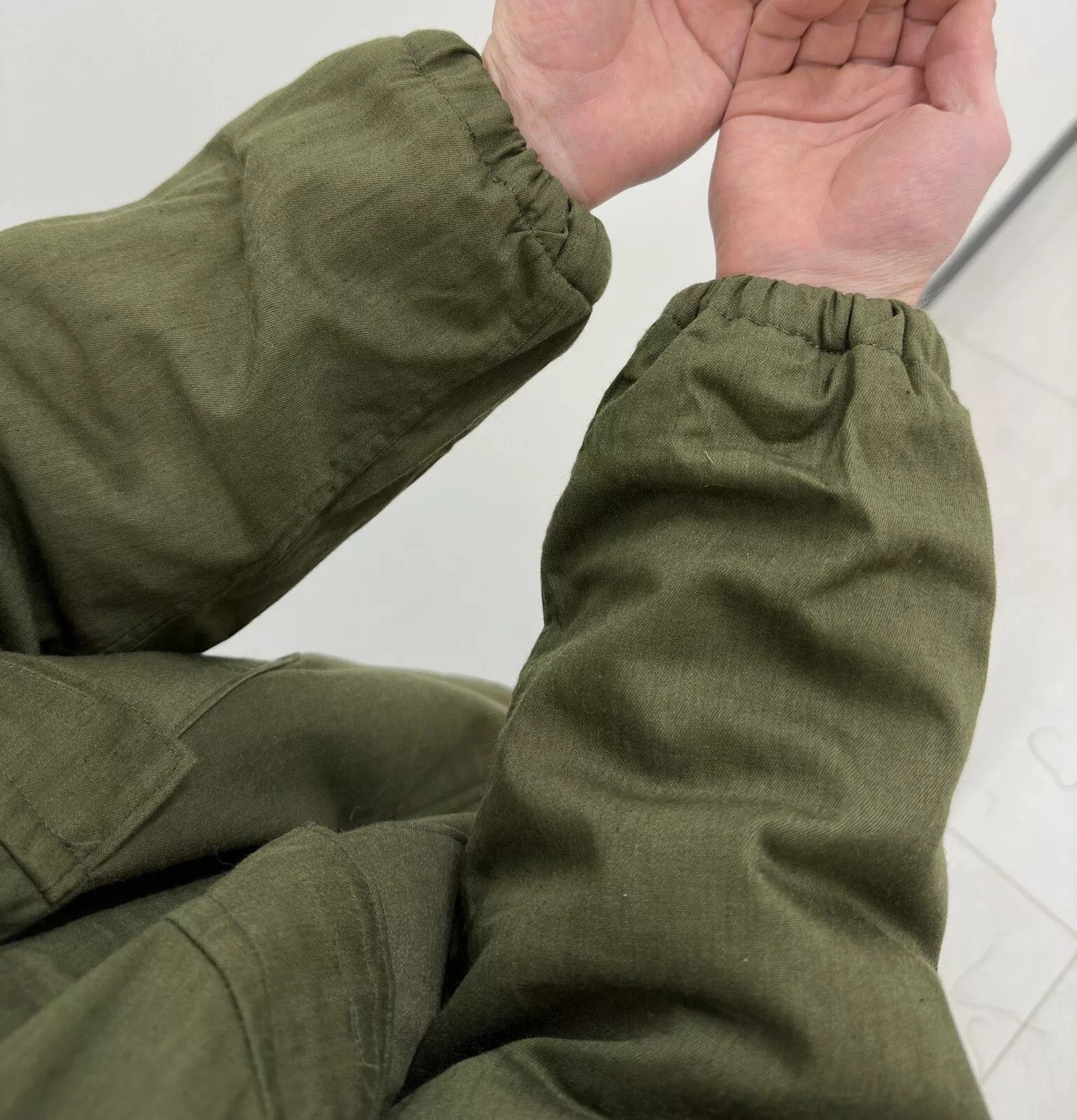 Vintage VINTAGE ARMY 1960s MILITARY MILITARIA JACKET SERVAL ZIP RARE Size US M / EU 48-50 / 2 - 10 Thumbnail