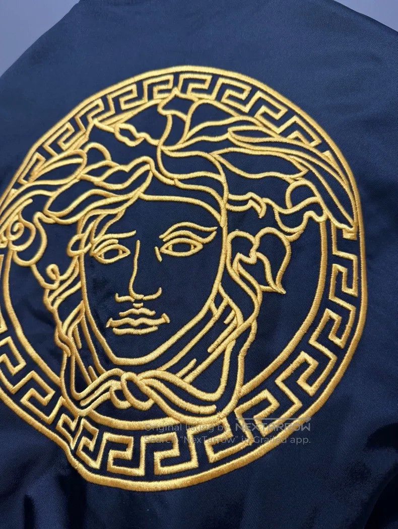 Versace Versace Black baseball uniform jacket Size US M / EU 48-50 / 2 - 8 Thumbnail