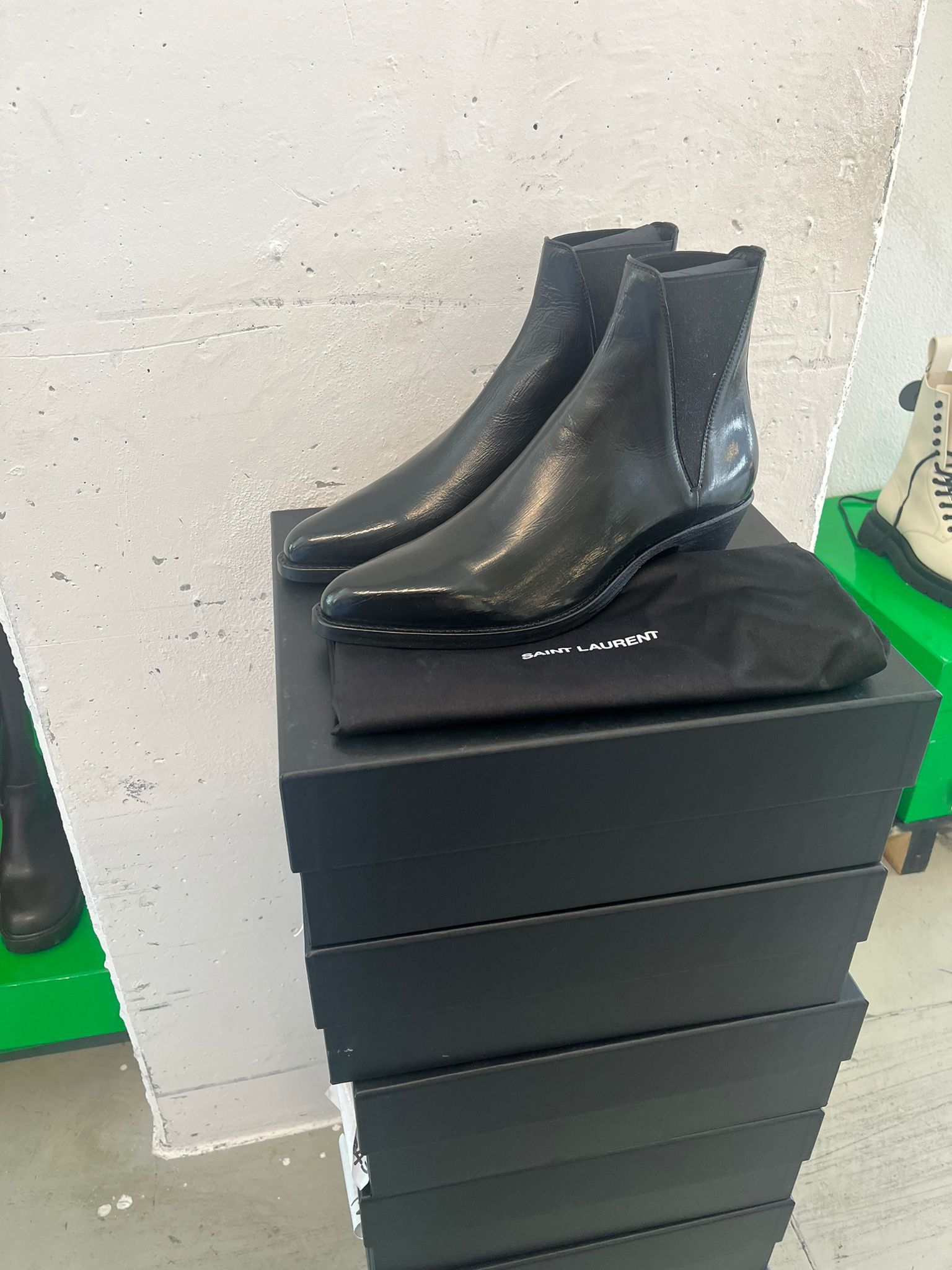 Saint Laurent Paris o1alsim1 Dakota 50 Boots in Black Size US 8 / EU 41 - 5 Thumbnail