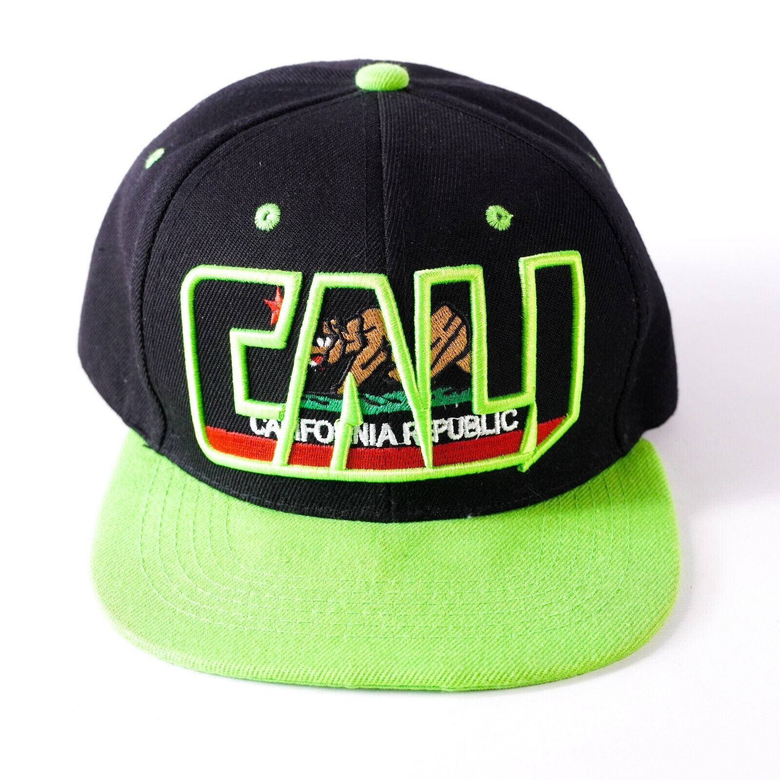Other California Republic Cali Baseball Hat Cap Snapback Green Size ONE SIZE - 1 Thumbnail