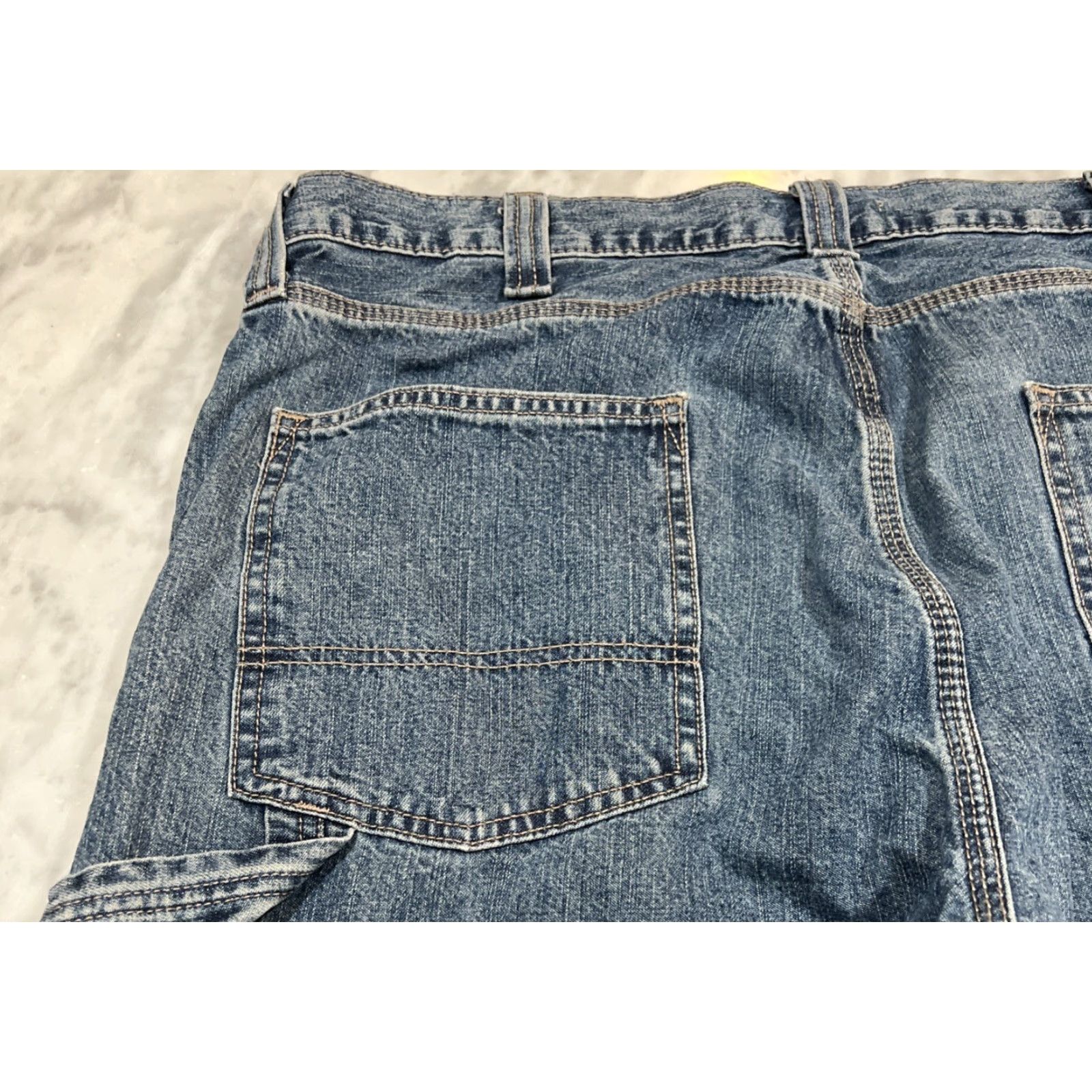 Levi's Levi Strauss Signature Carpenter Jeans Mens W38 L30 Blue Cotton Workwear Jeans 5-Pocket Design Regular WC? Size US 38 / EU 54 - 6 Thumbnail