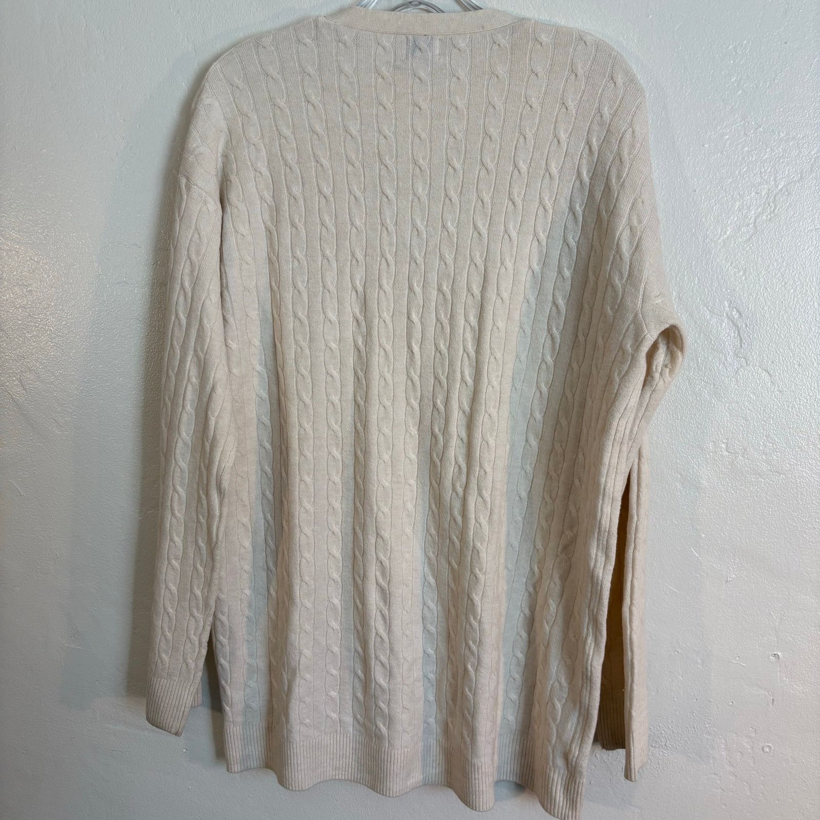 Other A New Day Women's Cable Cardigan Beige Size M Size M / US 6-8 / IT 42-44 - 5 Thumbnail