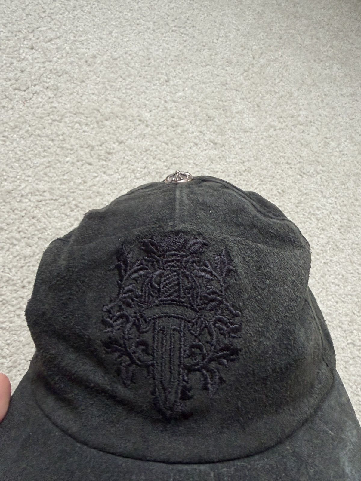 Chrome Hearts CH SUEDE CAP Size ONE SIZE - 5 Thumbnail