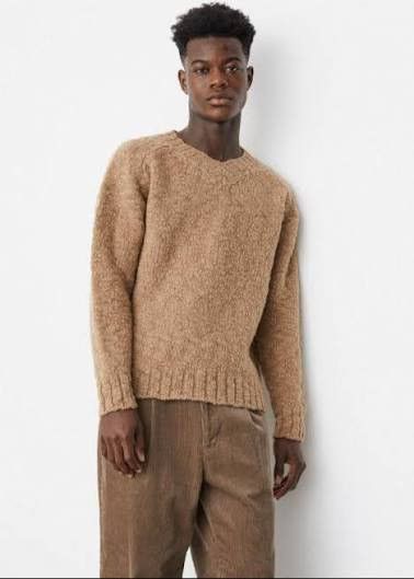 Auralee Auralee wool slub v-neck sweater Size US M / EU 48-50 / 2 - 1 Thumbnail