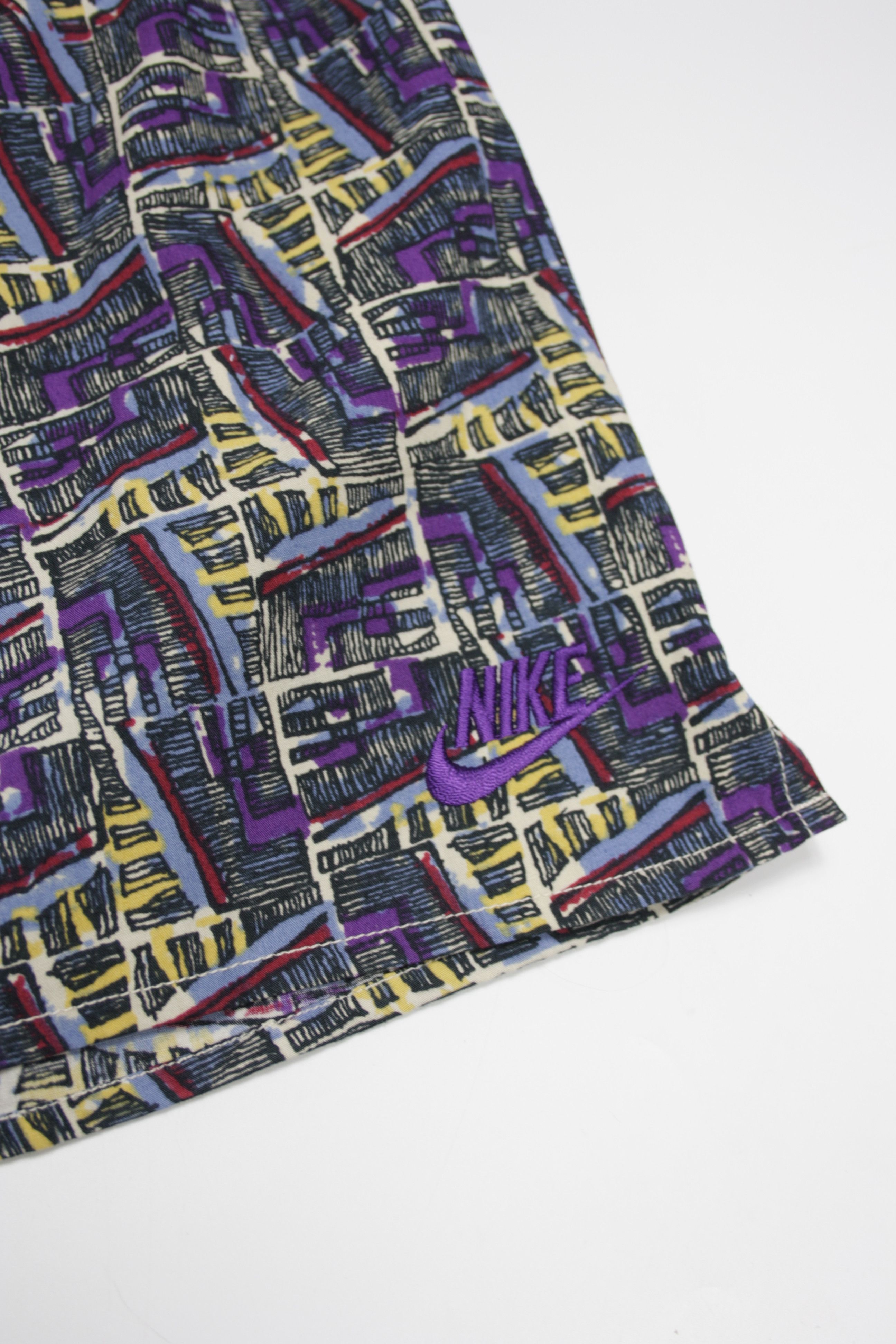 Nike × Nike ACG × Vintage Nike 90s Vintage Crazy Printed Swimming Shorts Trunks Size US 30 / EU 46 - 2 Thumbnail