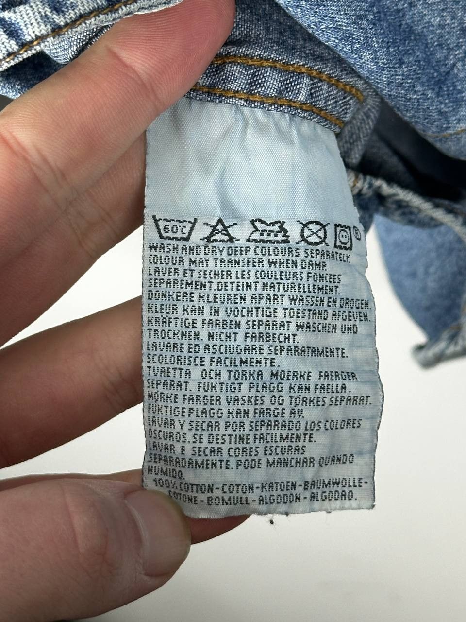 Levi's Vintage 90s Levis Shirt Button Up Indigo Size US L / EU 52-54 / 3 - 11 Thumbnail
