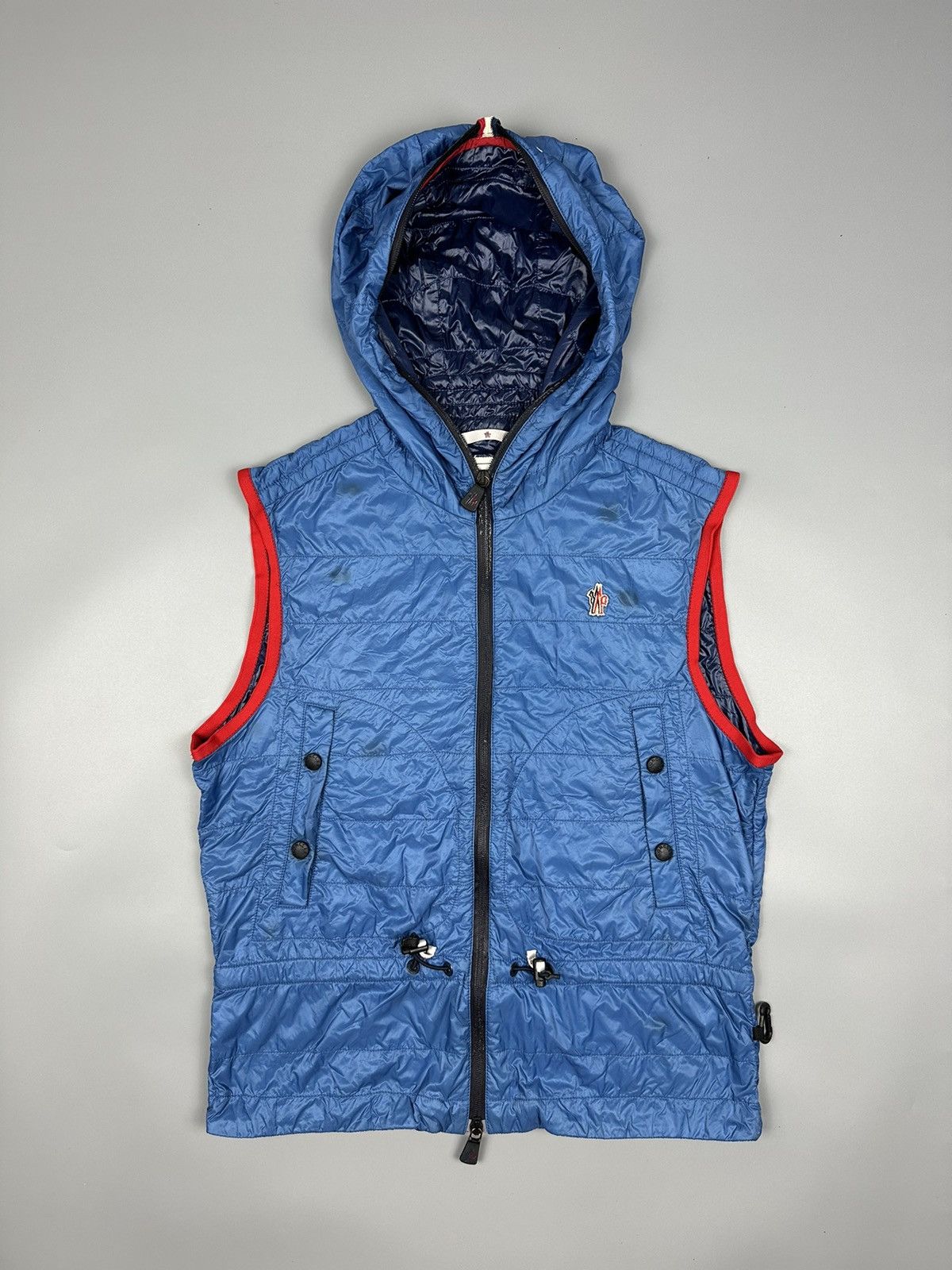 Moncler Vintage Moncler Vest Full Zipper Hoodies Size US L / EU 52-54 / 3 - 2 Thumbnail