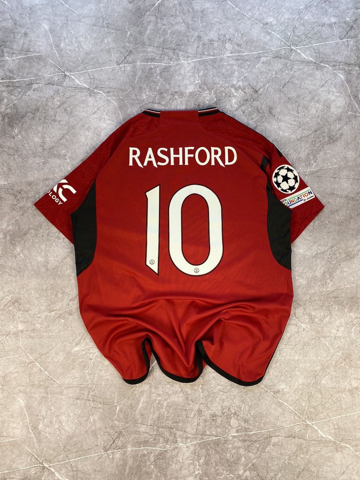 Adidas × Vintage Manchester United 2021 #10 Marcus Rashford Adidas Soccer Jer Size US XL / EU 56 / 4 - 5 Thumbnail