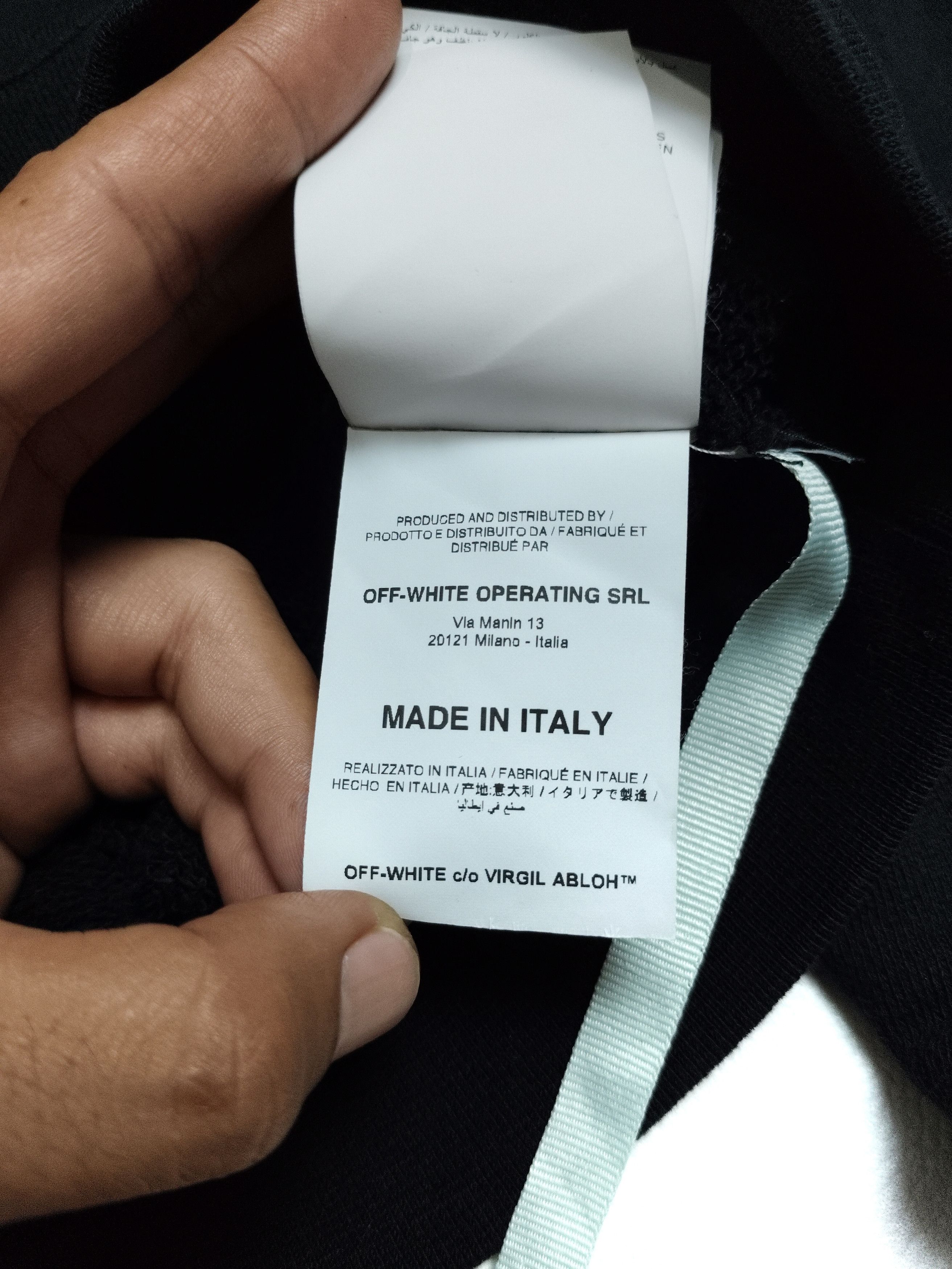 Off-White Off White Loose Flowers Printing Black Sweatshirt Size M / US 6-8 / IT 42-44 - 17 Thumbnail
