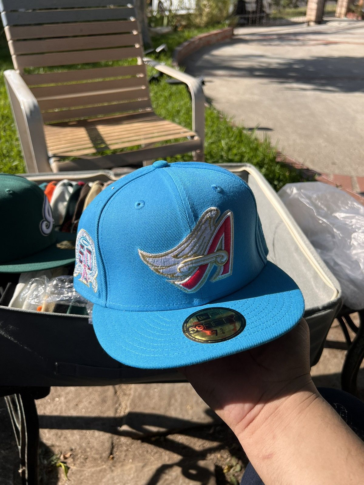 New Era Anaheim Angels 50th Anniversary Patch 7 5/8 Size ONE SIZE - 1 Thumbnail