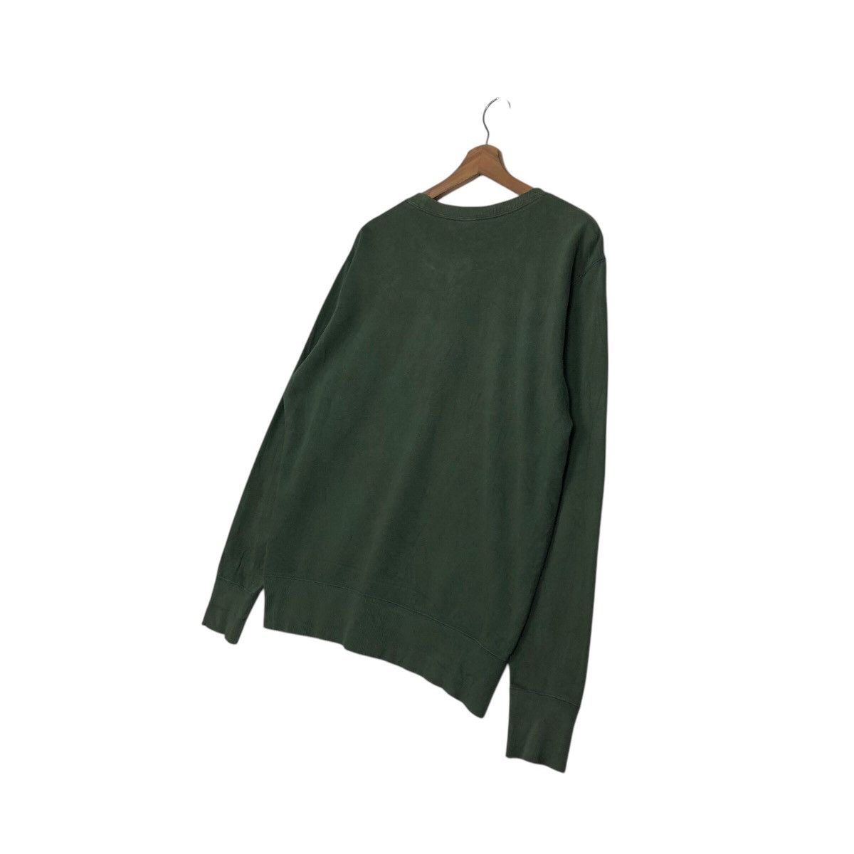 Japanese Brand Vintage Sweatshirt Rich Green Uniqlo X Jean-Michel Basquiat Size US M / EU 48-50 / 2 - 11 Thumbnail