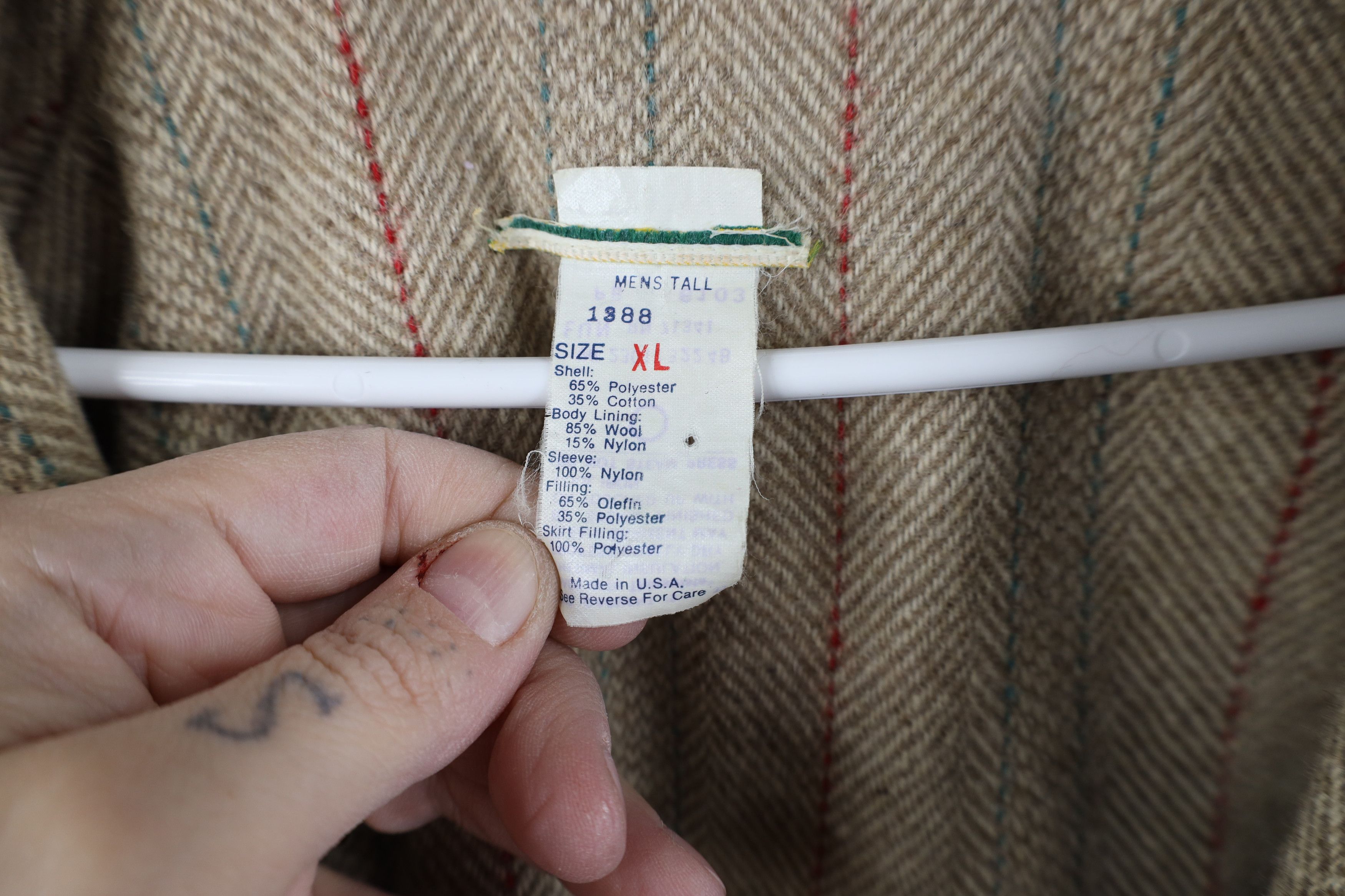Woolrich Woolen Mills Vintage 90s Woolrich Wool Lined Trench Coat Parka Jacket USA Size US XL / EU 56 / 4 - 6 Thumbnail