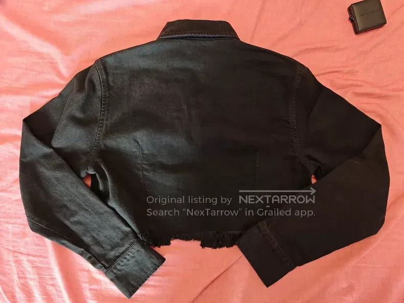Other Raf Simons Leather brand fur edge short women's denim jack Size XS / US 0-2 / IT 36-38 - 5 Thumbnail