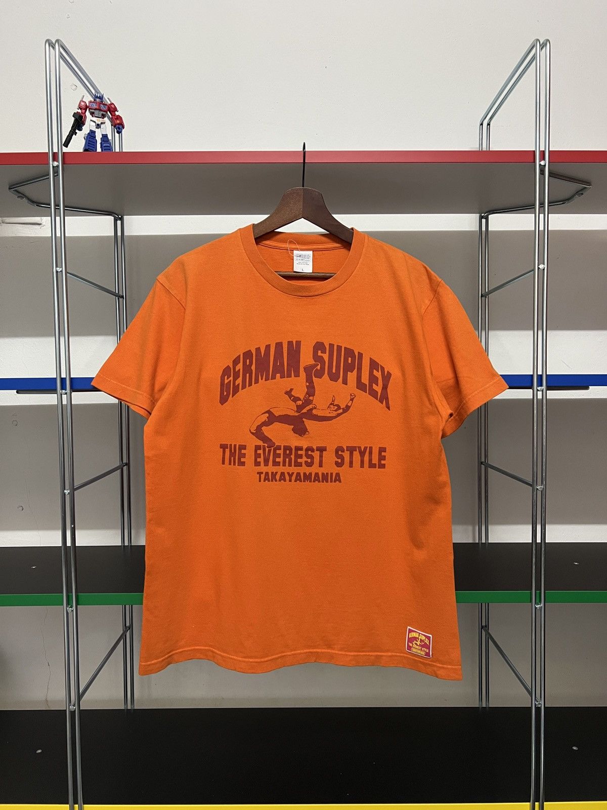 Japanese Brand Takayamania German Suplex Wrestling T-shirt Size US L / EU 52-54 / 3 - 3 Thumbnail