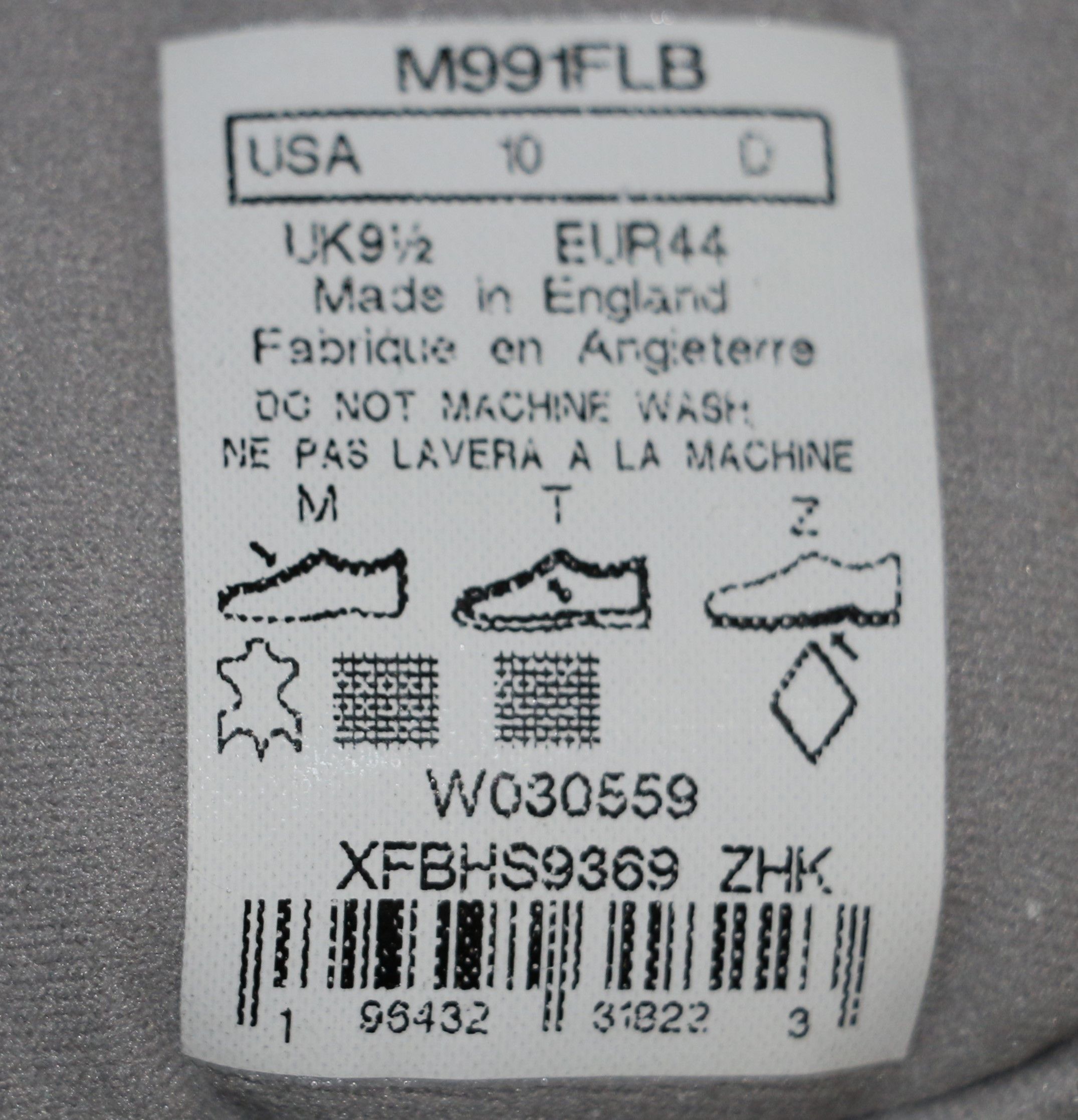 New Balance New Balance 991 Men's Shoes M991FLB Made in UK England Size US 10 / EU 43 - 5 Thumbnail