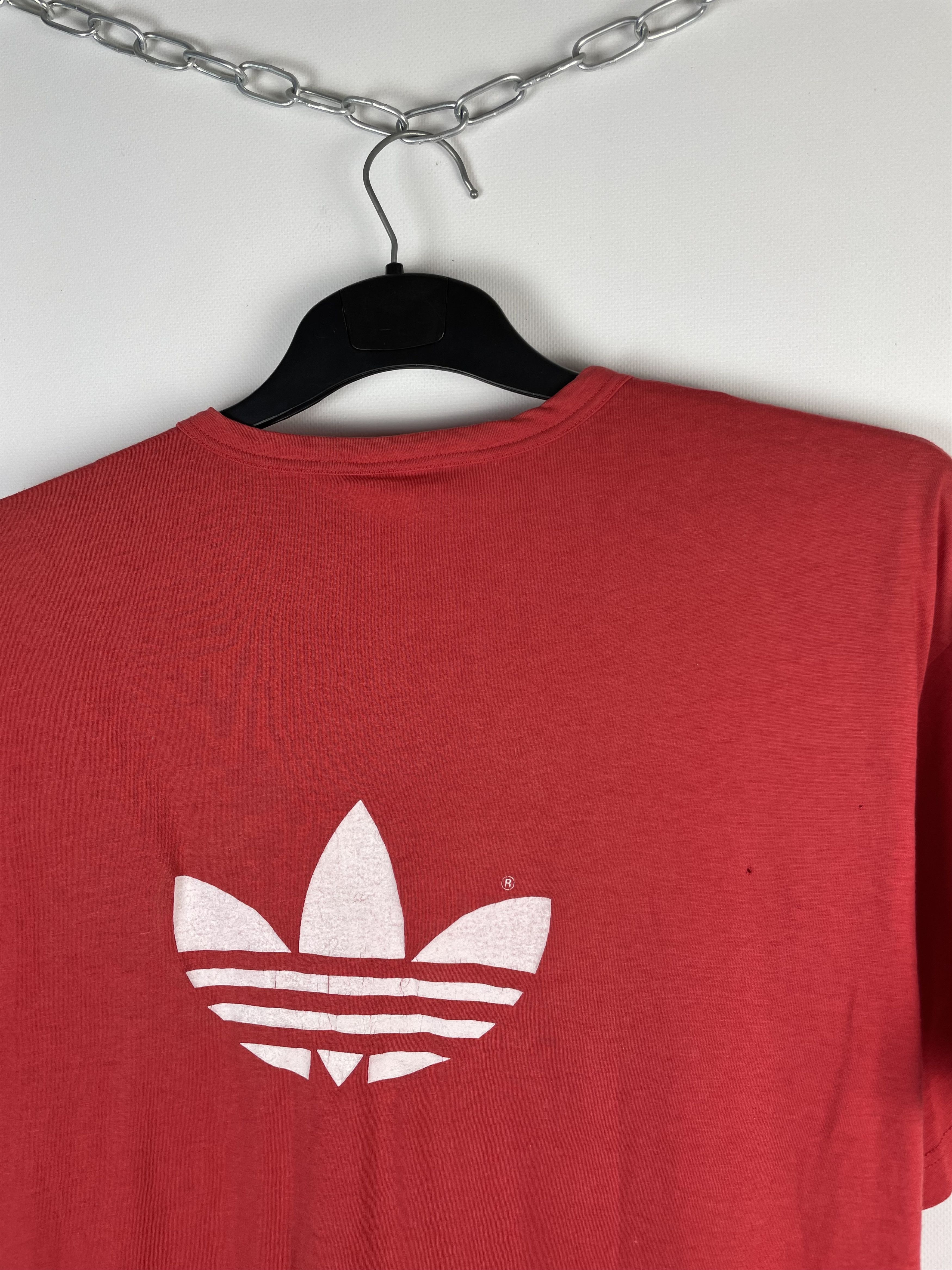 Adidas × Vintage Vintage 90s Adidas Tee Stripes Streetwear Hype Size US XL / EU 56 / 4 - 8 Thumbnail