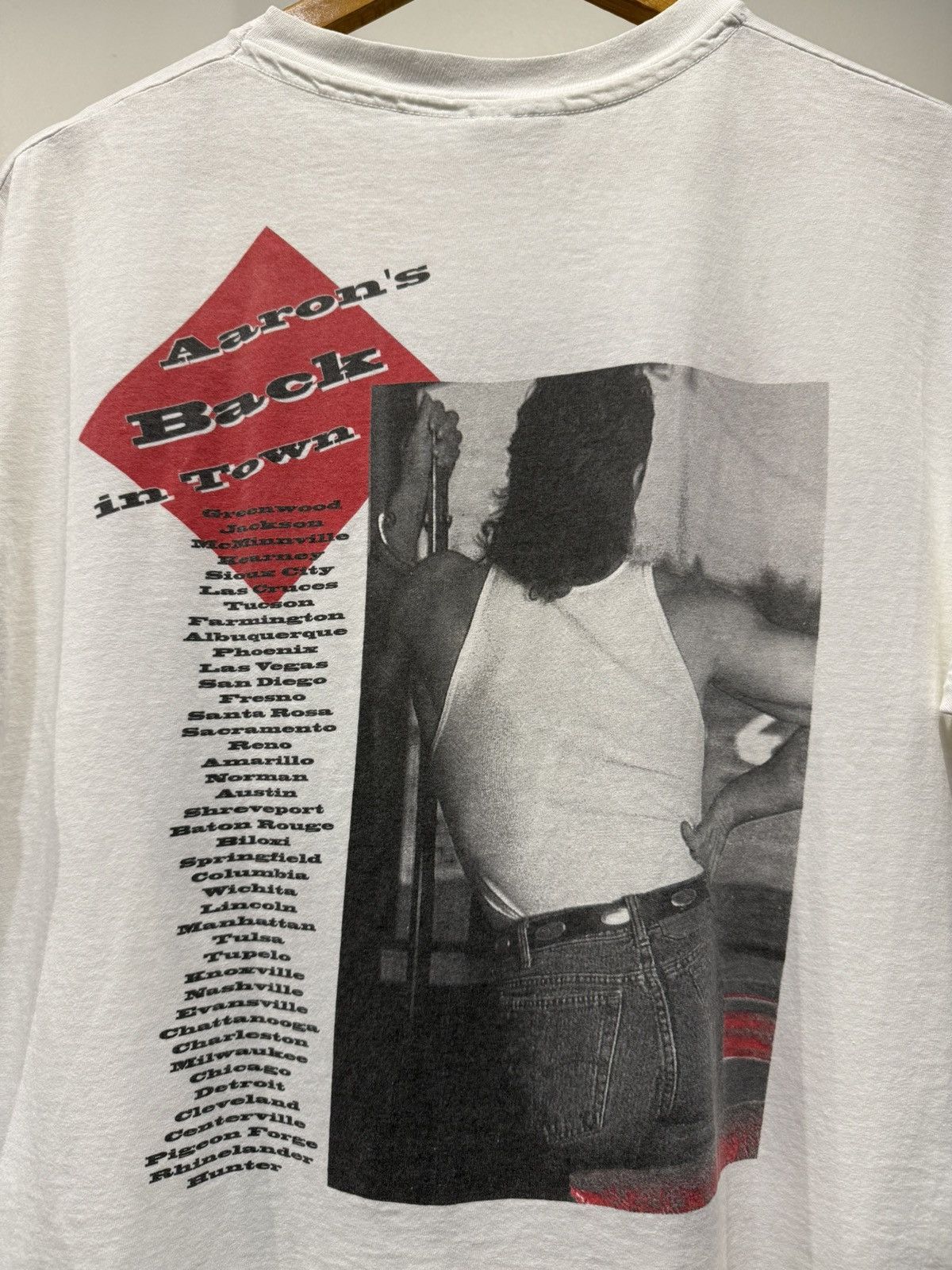 Other Vintage 90s Aaron Tippin T-Shirt Size US L / EU 52-54 / 3 - 7 Thumbnail