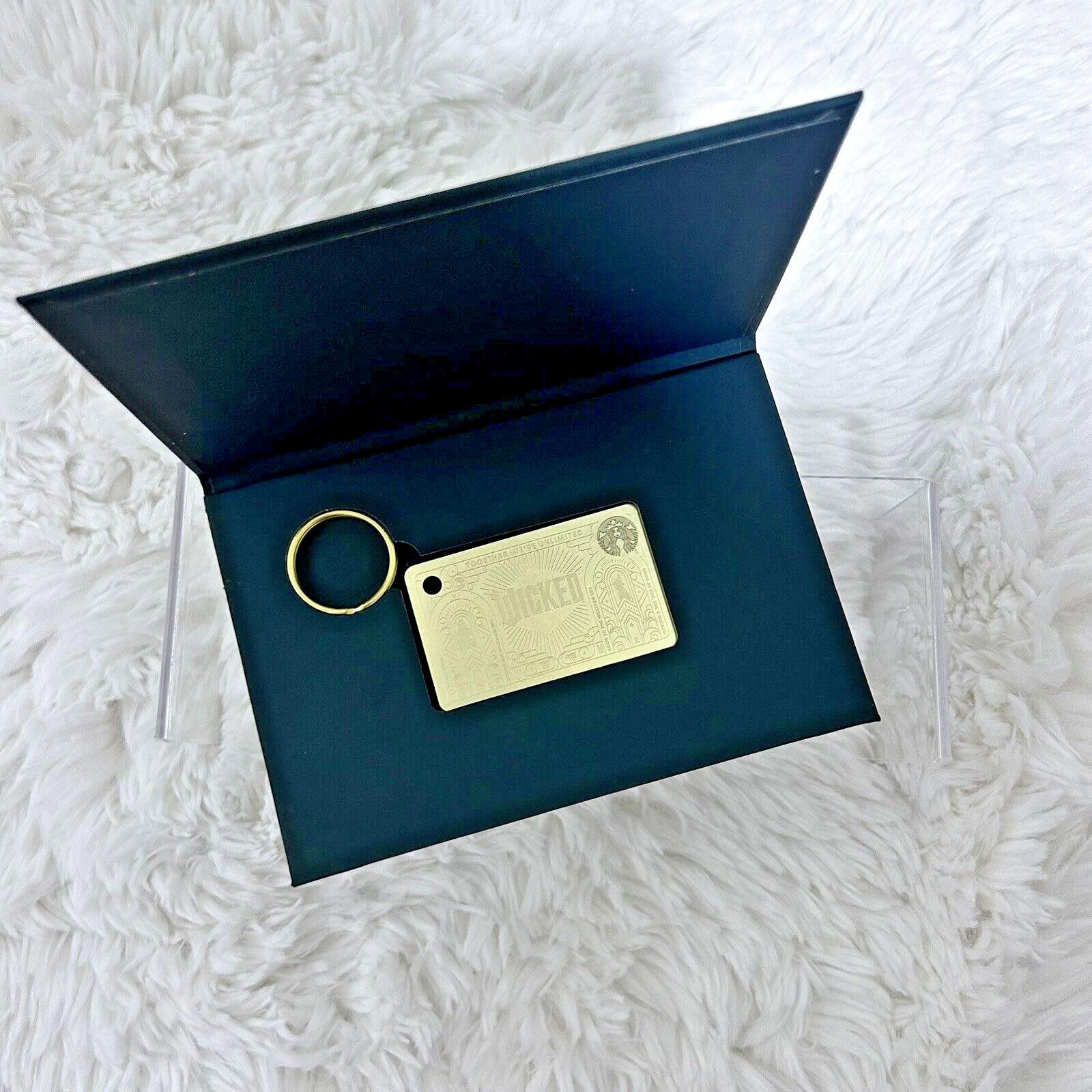 Designer Starbucks WICKED Tumbler Glitter & Gold Metal Gift Card Set Size ONE SIZE - 3 Thumbnail