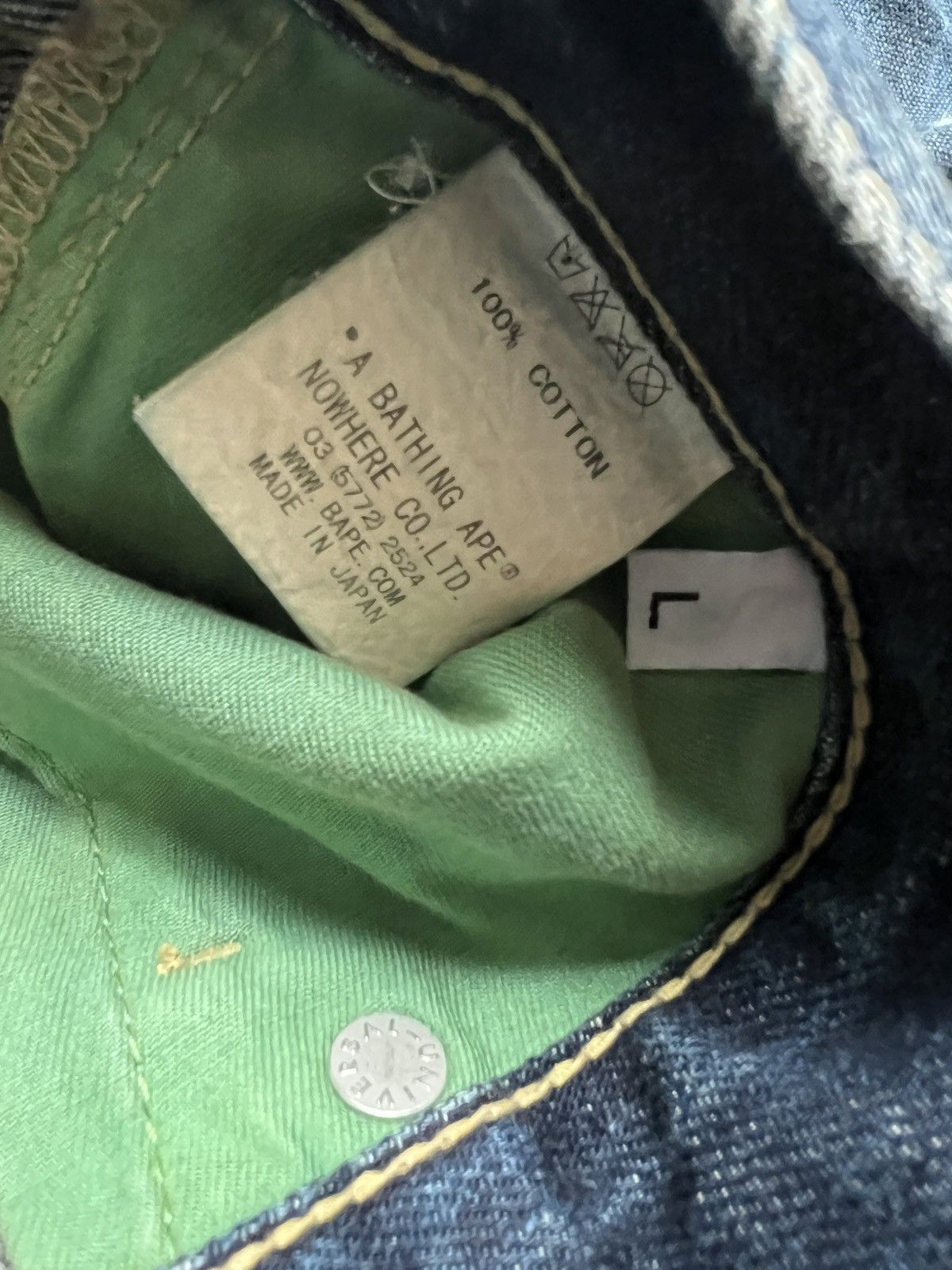 Bape OG Bape by Nigo Archive Busyworks Denim Jeans Size US 34 / EU 50 - 11 Thumbnail