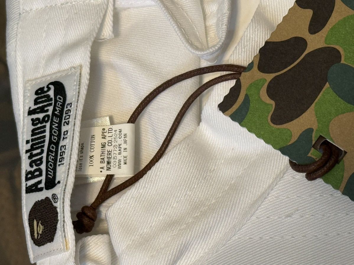 Bape A Bathing Ape White Hat One Size Size ONE SIZE - 2 Thumbnail