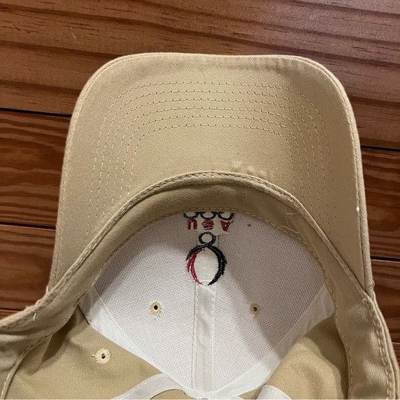USA Olympics Olympic 08 Khaki Snapback Cap Hat Adjustable Retro Team USA Size ONE SIZE - 4 Thumbnail