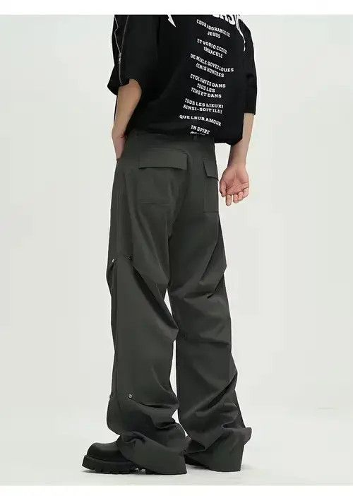 Designer × Japanese Brand × Vintage pleated baggy flared pants Size US 32 / EU 48 - 2 Thumbnail
