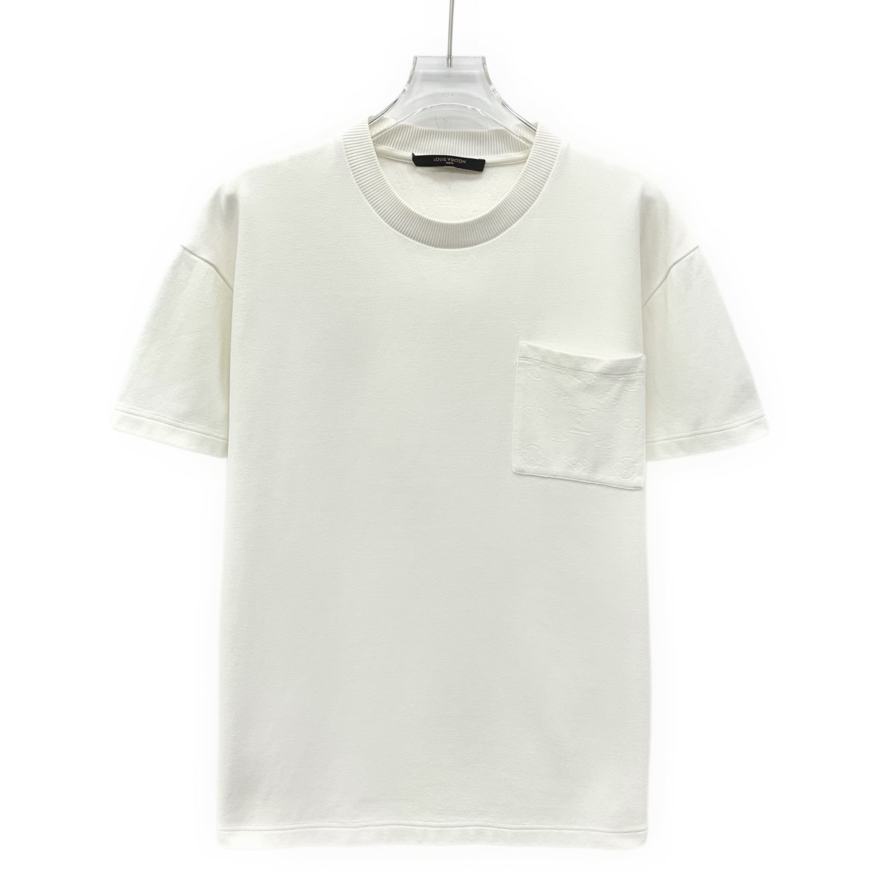Louis Vuitton Louis Vuitton Monogram Pocket T-Shirt White (S) Size US S / EU 44-46 / 1 - 1 Thumbnail