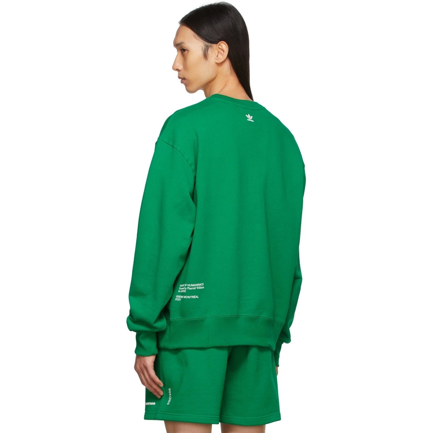 Humanrace NWT SSENSE x HUMANRACE x ADIDAS CREW SWEATSHIRT, SIZE: SMALL Size US S / EU 44-46 / 1 - 3 Thumbnail