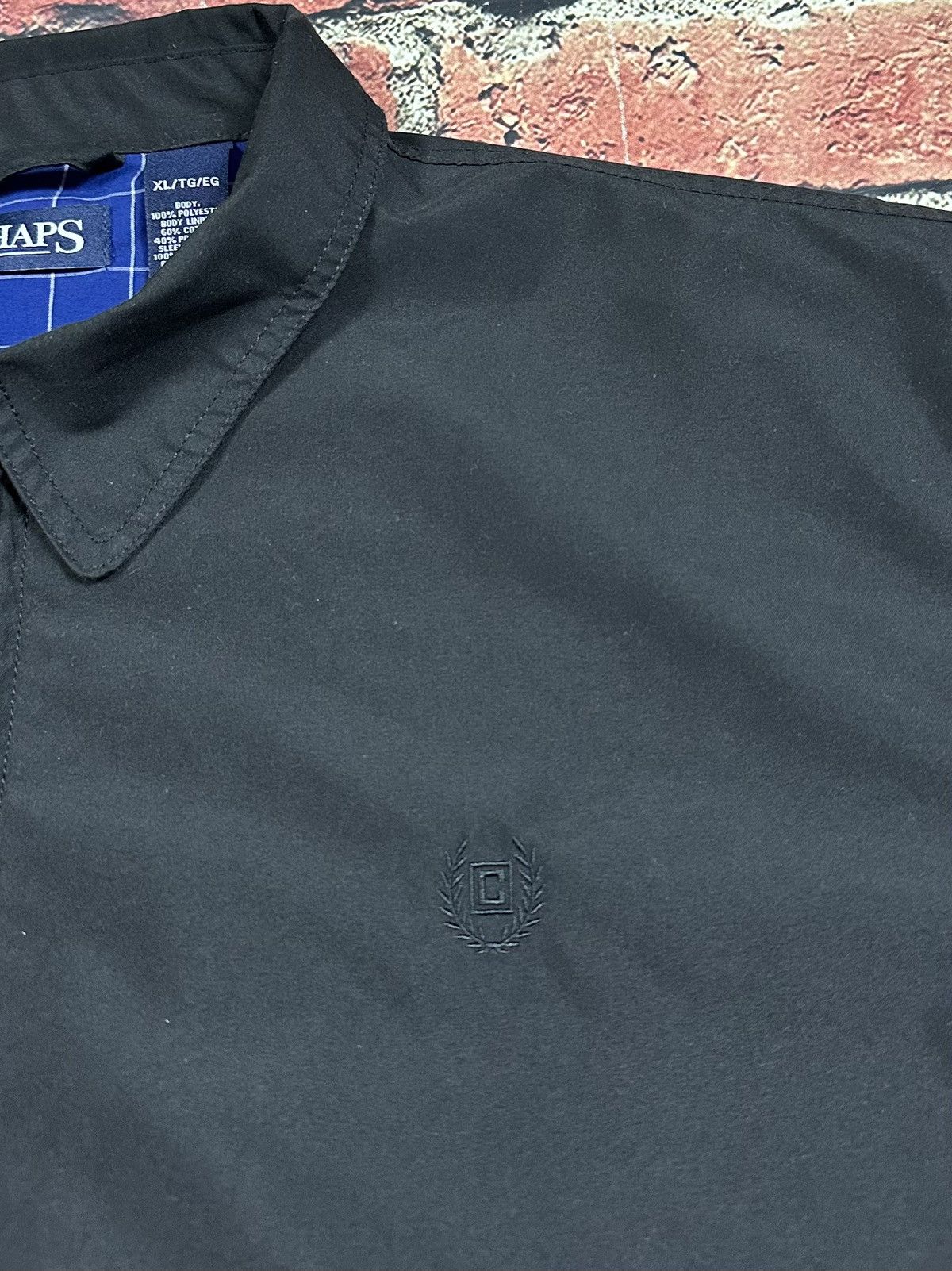 Chaps Vintage Ralph Lauren Chaps Full Zip Black Bomber Jacket Size US XL / EU 56 / 4 - 8 Thumbnail