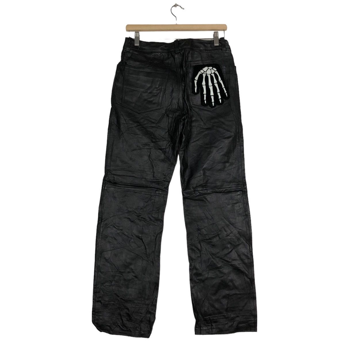 Genuine Leather 🔥90’s Rare Vintage Genuine Leather Pants Paul Smith Japan Size US 28 / EU 44 - 7 Thumbnail