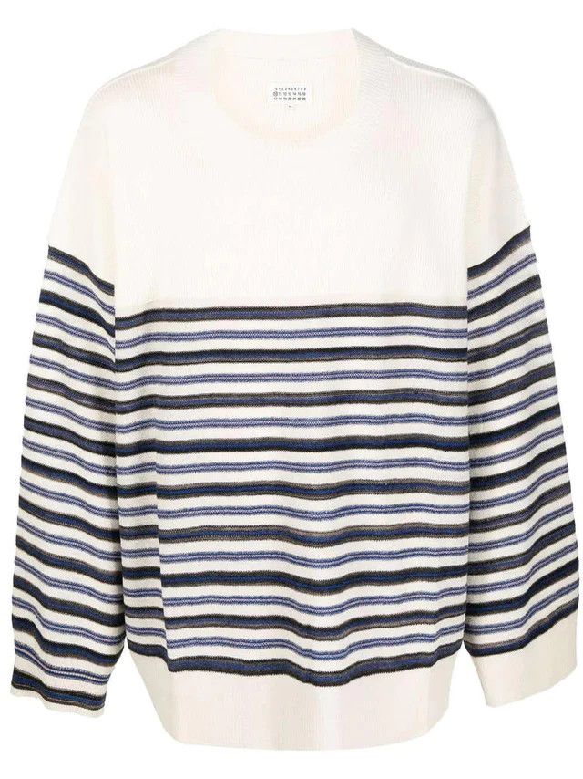 image of Maison Margiela O1W1Db11223 Sweaters In Multicolor, Men's (Size Medium)