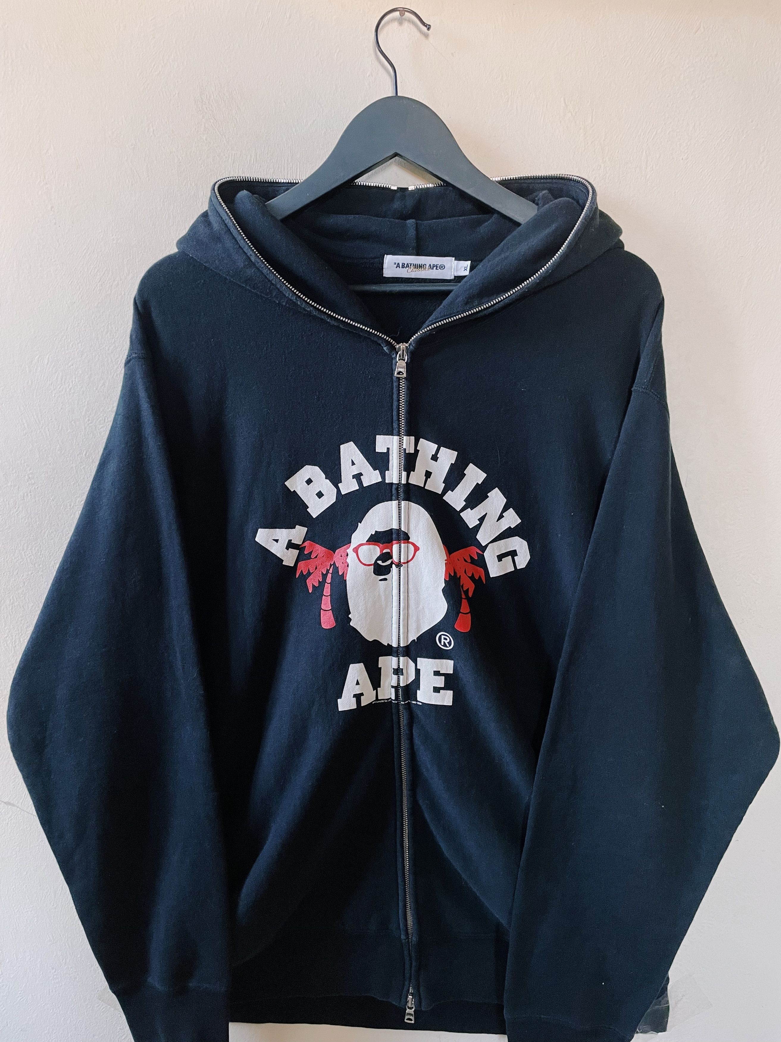 Bape Vintage 2008 Bape LA Limited College Logo Full zip Hoodie Size US XL / EU 56 / 4 - 1 Thumbnail