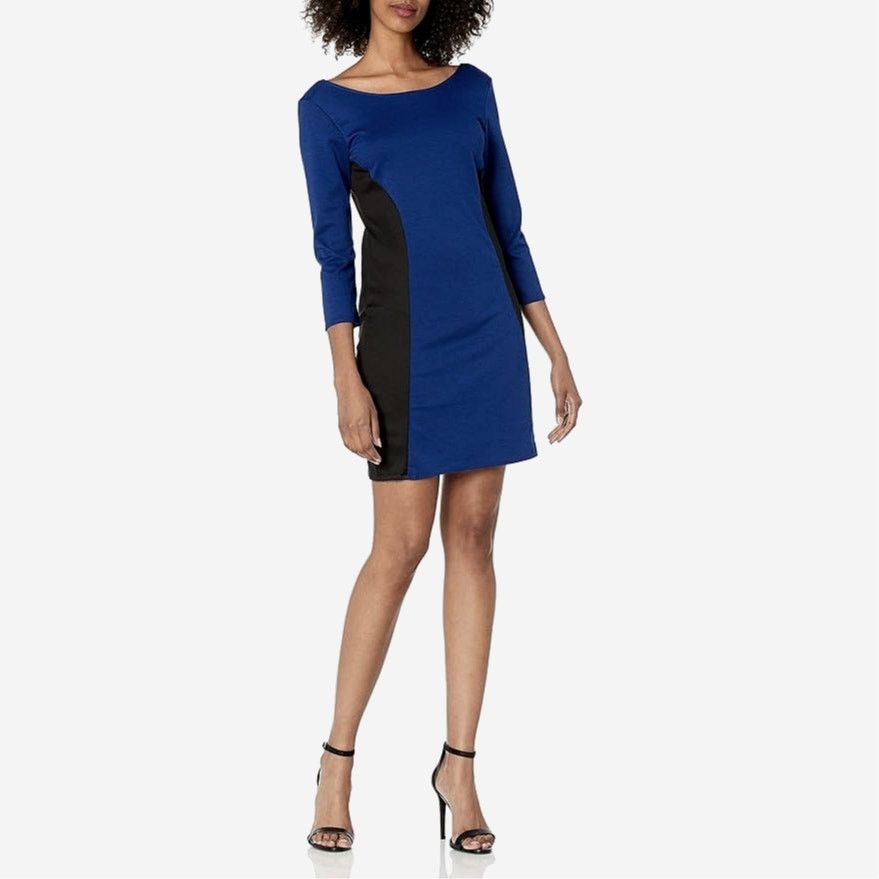 Laundry by Shelli Segal Laundry by Shelli Segal Night Sky Long Sleeve Mini 8 Size M / US 6-8 / IT 42-44 - 2 Thumbnail