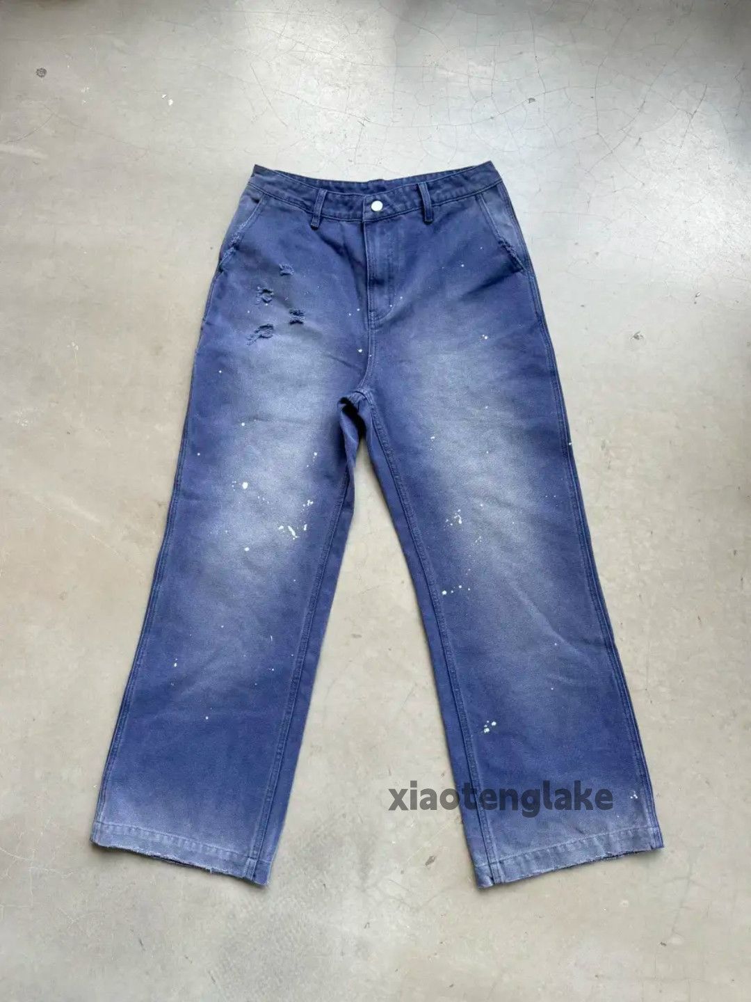 Vintage xtl washed faded loose baggy hiphop carpenter pants Size US 30 / EU 46 - 8 Thumbnail