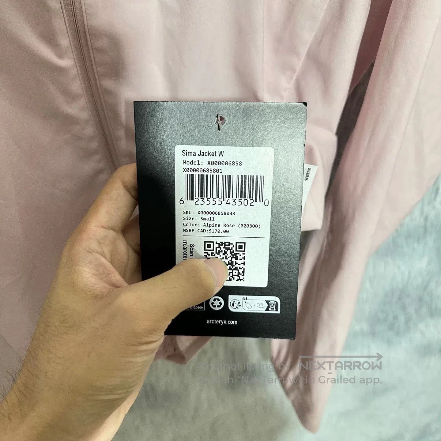 Arc'teryx Arcteryx Sima Jacket Lightweight Pink Windbreaker. Size S / US 4 / IT 40 - 5 Thumbnail