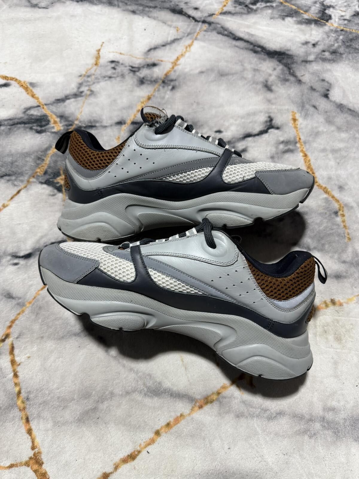 Dior Dior B22 Brown Grey Black - Sz 12US Size US 12 / EU 45 - 4 Thumbnail