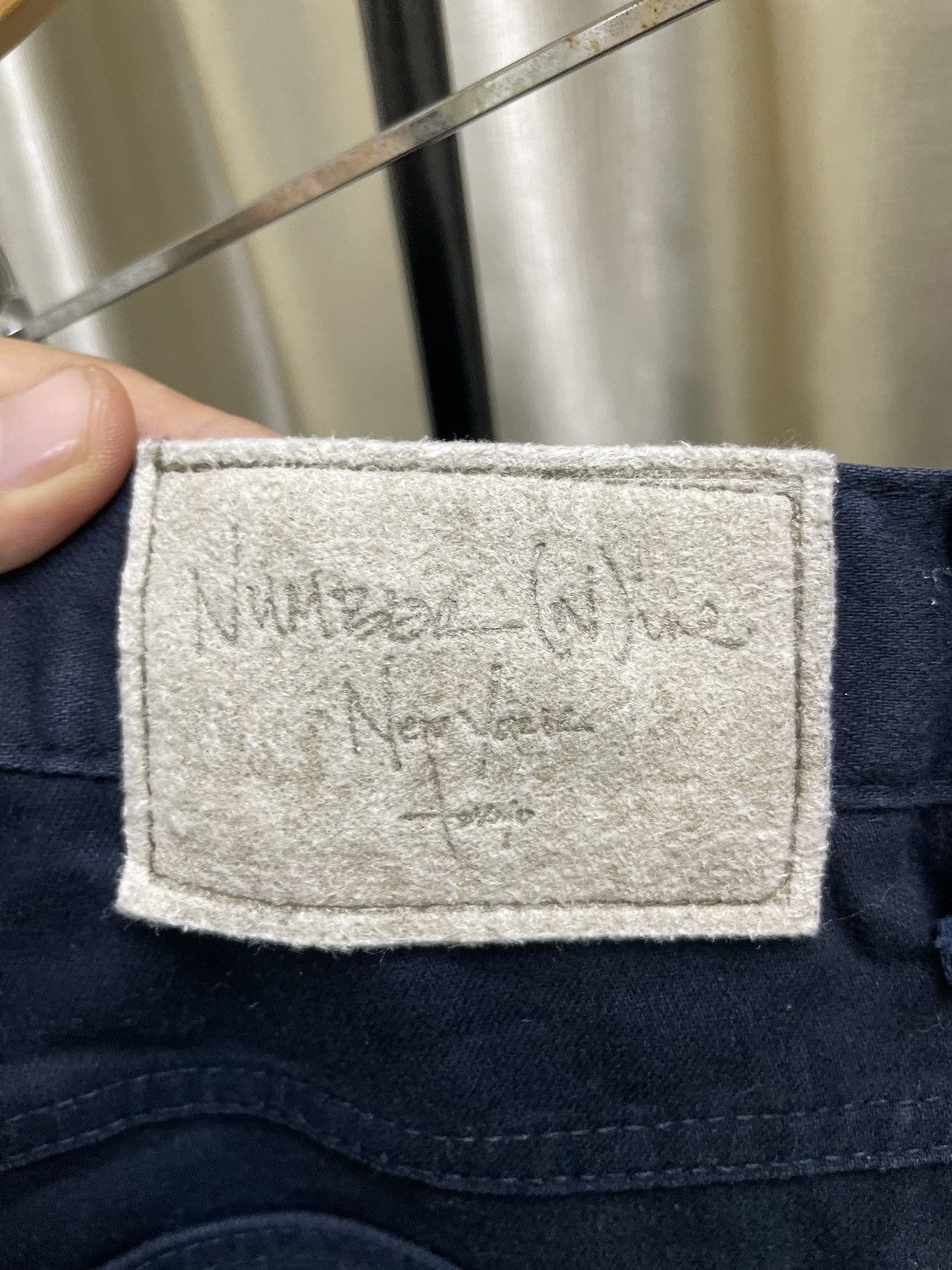 Japanese Brand NUMBER (N)INE SKINNY DENIM PANTS Size 30" / US 8 / IT 44 - 9 Thumbnail