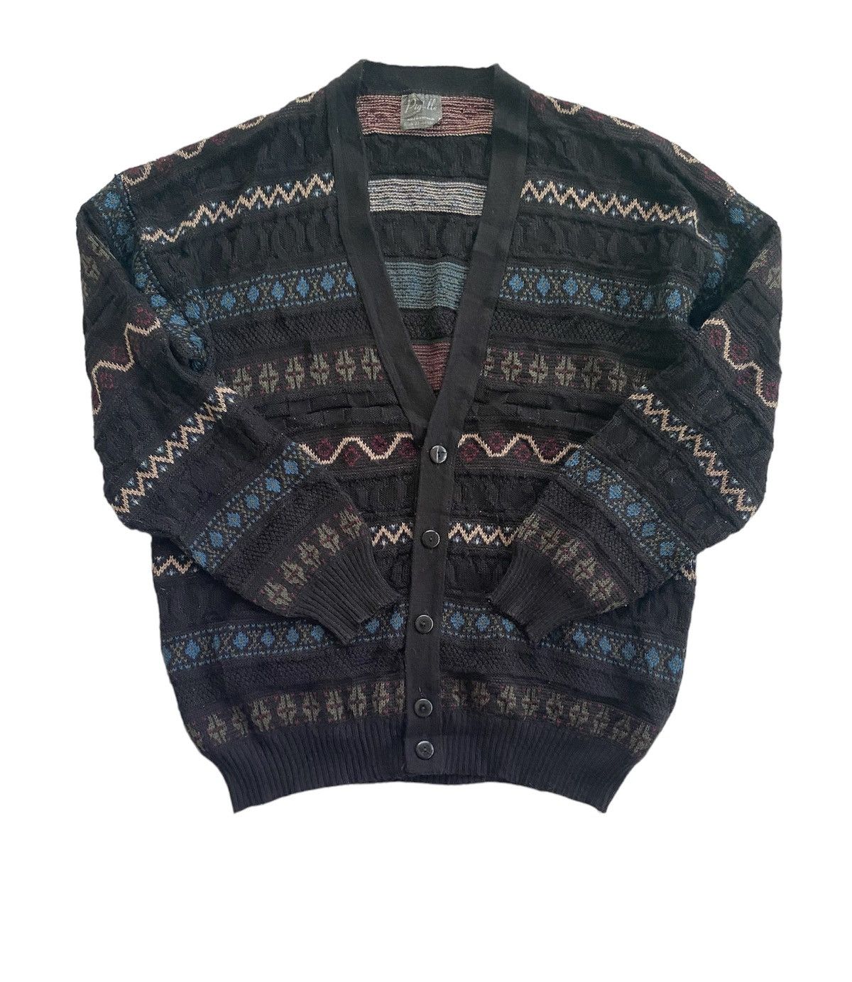image of Aran Isles Knitwear x Coogi Pigalle Knit Cardigan, Men's (Size Large)