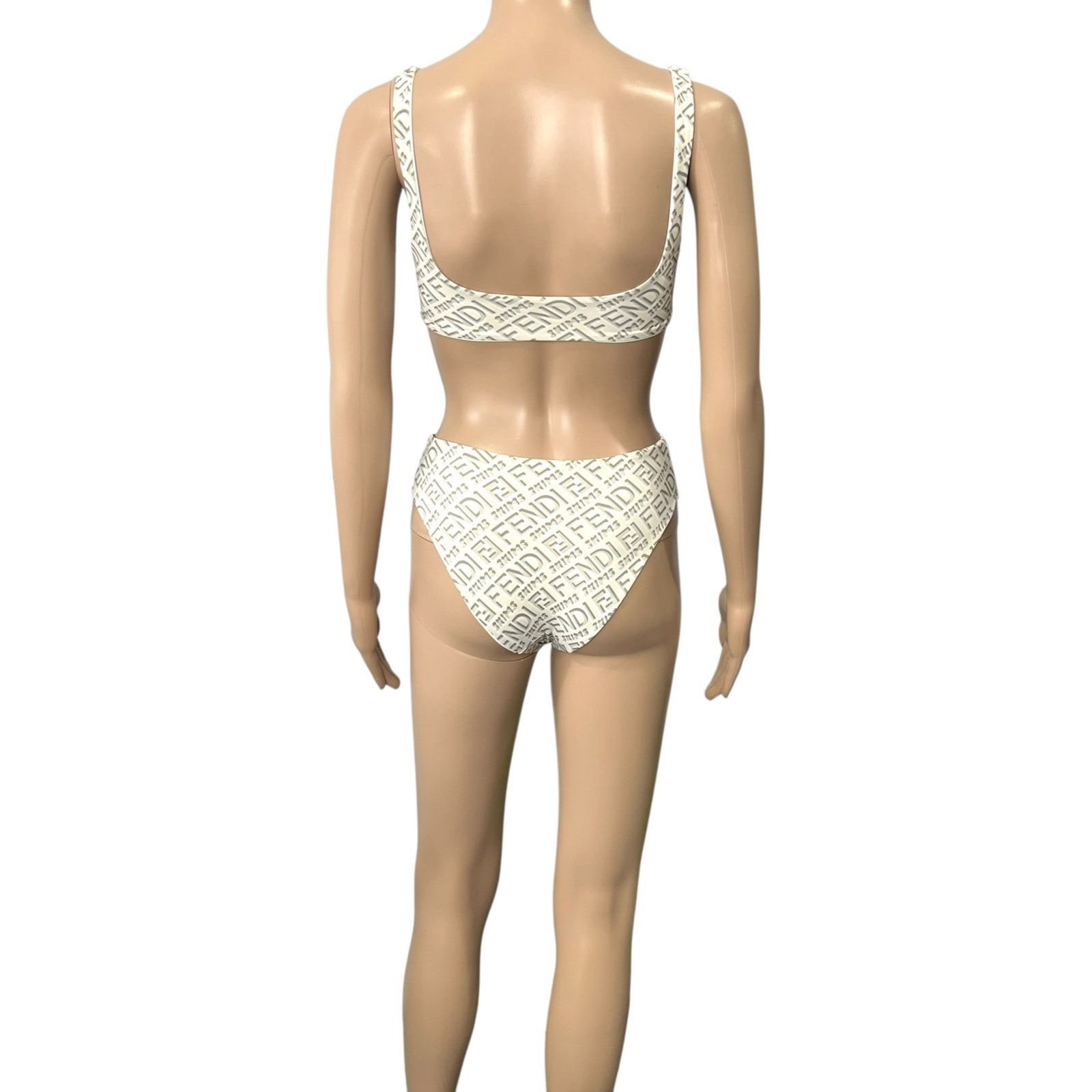 Fendi Fendi x SKIMS Logo Bathing Suit Size XXS / US 00 / IT 34 - 2 Thumbnail