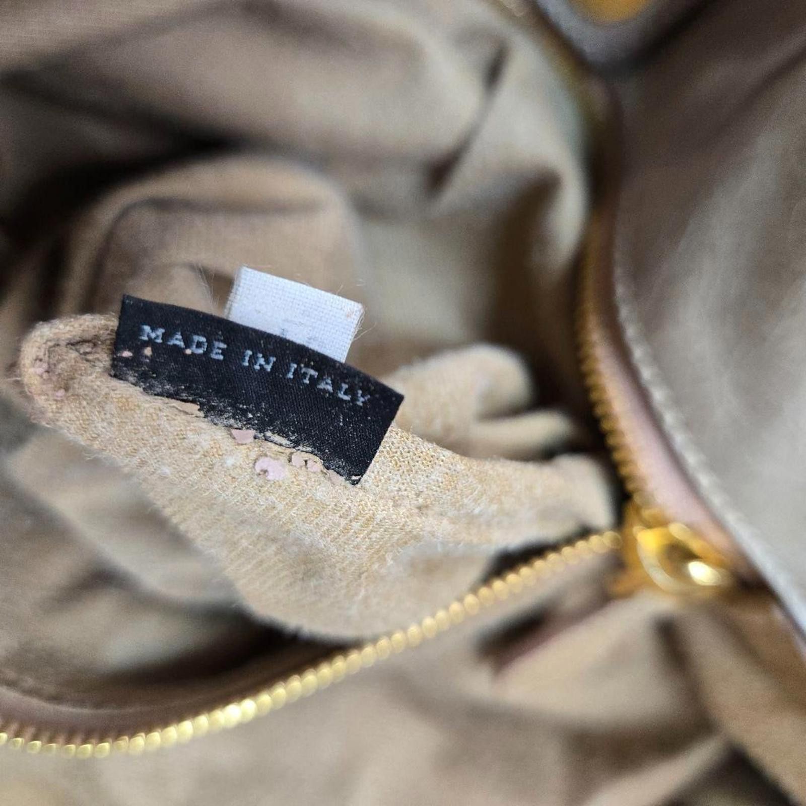 Prada Prada - Beige Leather Handbag with Detachable Strap Size ONE SIZE - 8 Thumbnail