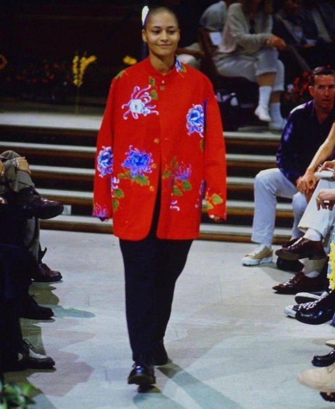 Yohji Yamamoto Yohji Yamamoto floral blazer 1996ss Size 48L - 4 Thumbnail