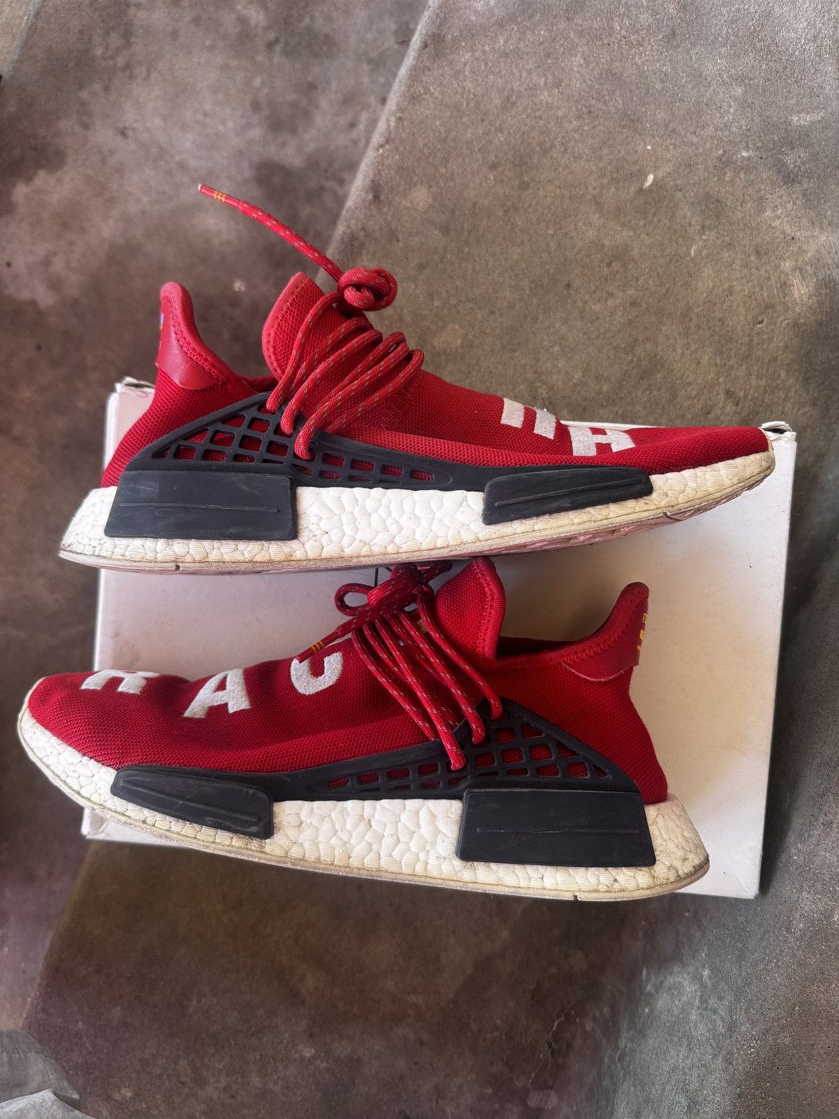 Adidas × Pharrell HUMAN RACE NMD / RED Size US 9.5 / EU 42-43 - 2 Thumbnail
