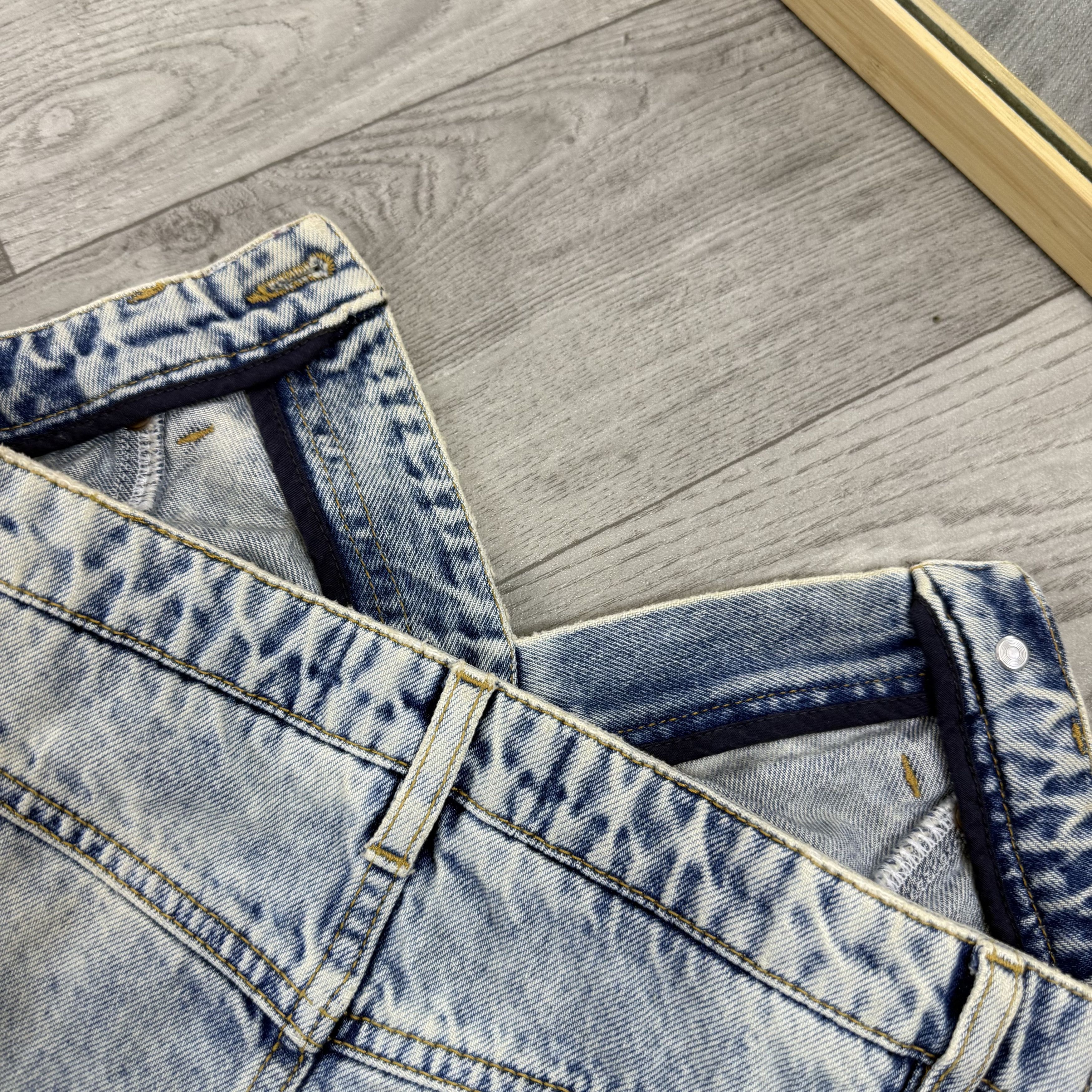H&M × Moschino H&M x Moschino Denim Women's Bandeau Crop Top Size S / US 4 / IT 40 - 10 Thumbnail