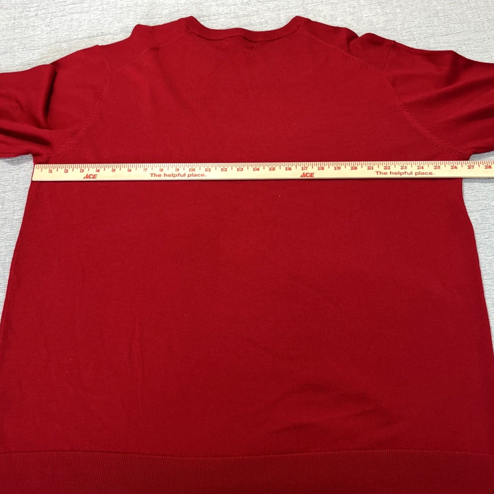 Hart Schaffner Marx Mens Big & Tall Hart Schaffner Marx Extra Fine Merino Wool V-Neck Sweater 3XB Size US XXL / EU 58 / 5 - 7 Thumbnail