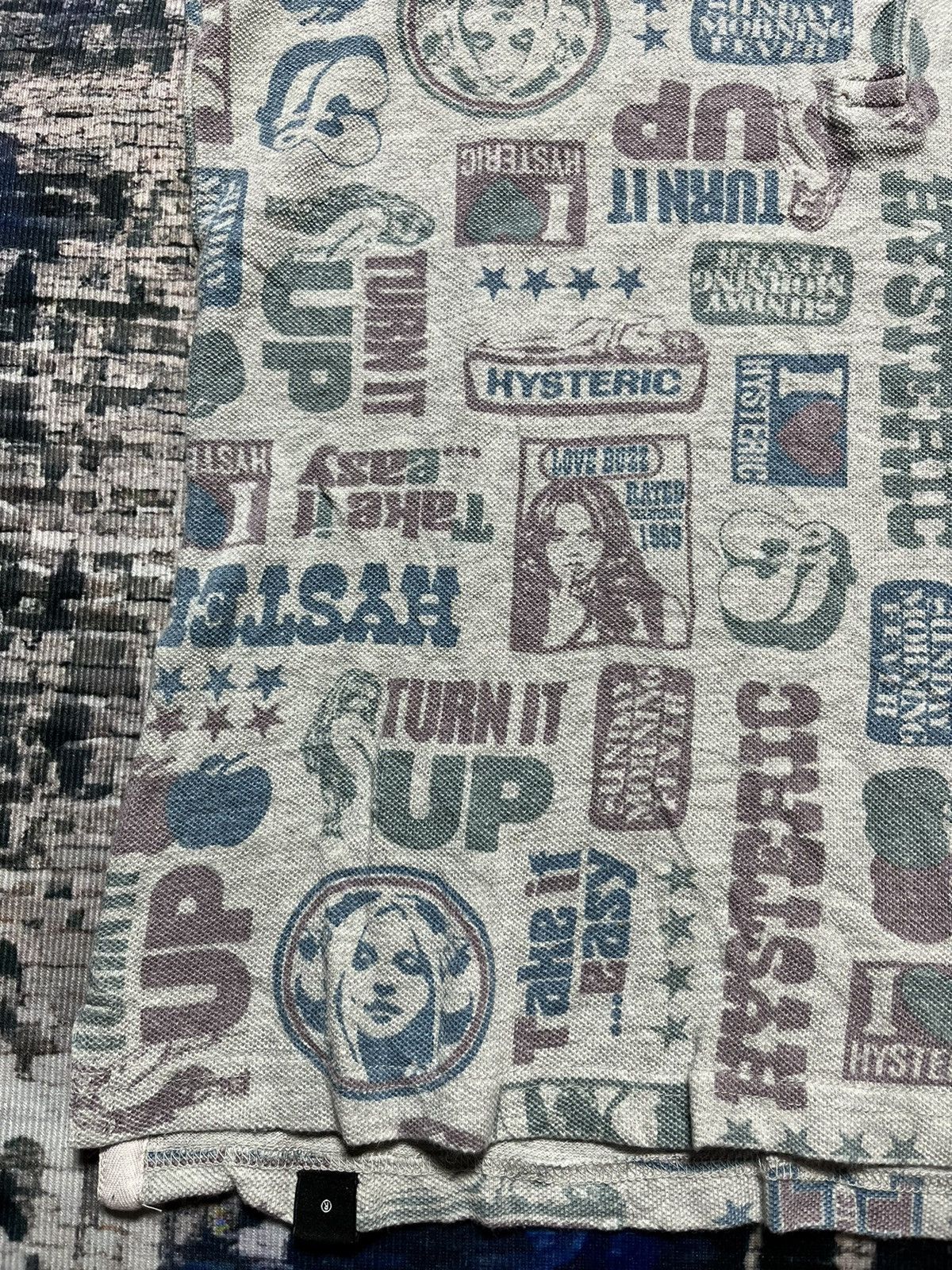 Hysteric Glamour RARE Hysteric Glamour Full Print Polo Tees Japan 🇯🇵 Size M / US 6-8 / IT 42-44 - 7 Thumbnail